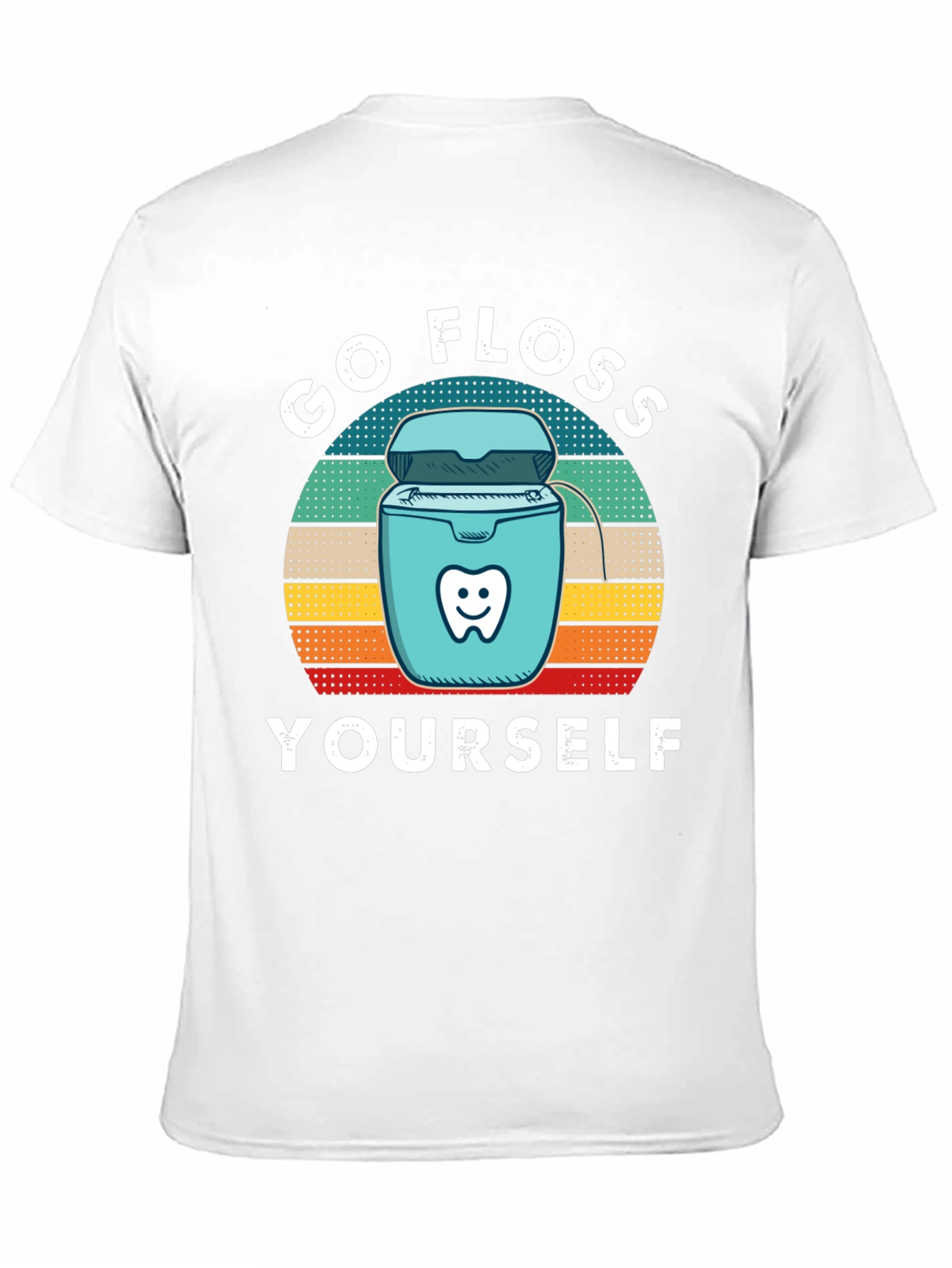 Black Go Floss Yourself Graphic Tee view 11