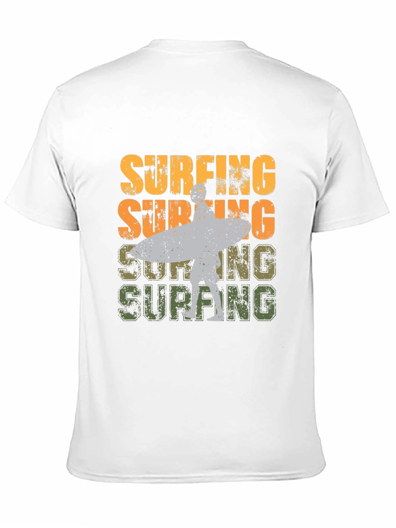 Black Retro Surfing Graphic Tee view 11
