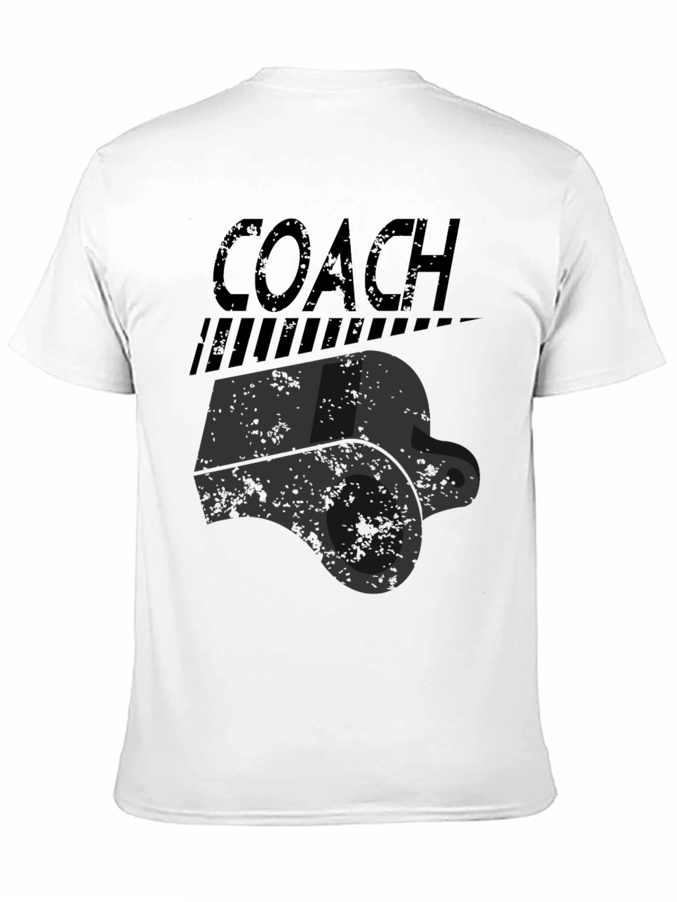 Coach Whistle Graphic T-Shirt - Sports Fan Apparel - 11