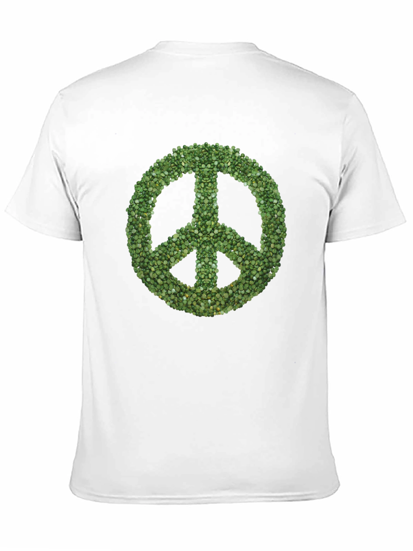 Black Peace Sign T-Shirt - Green Seeds view 11