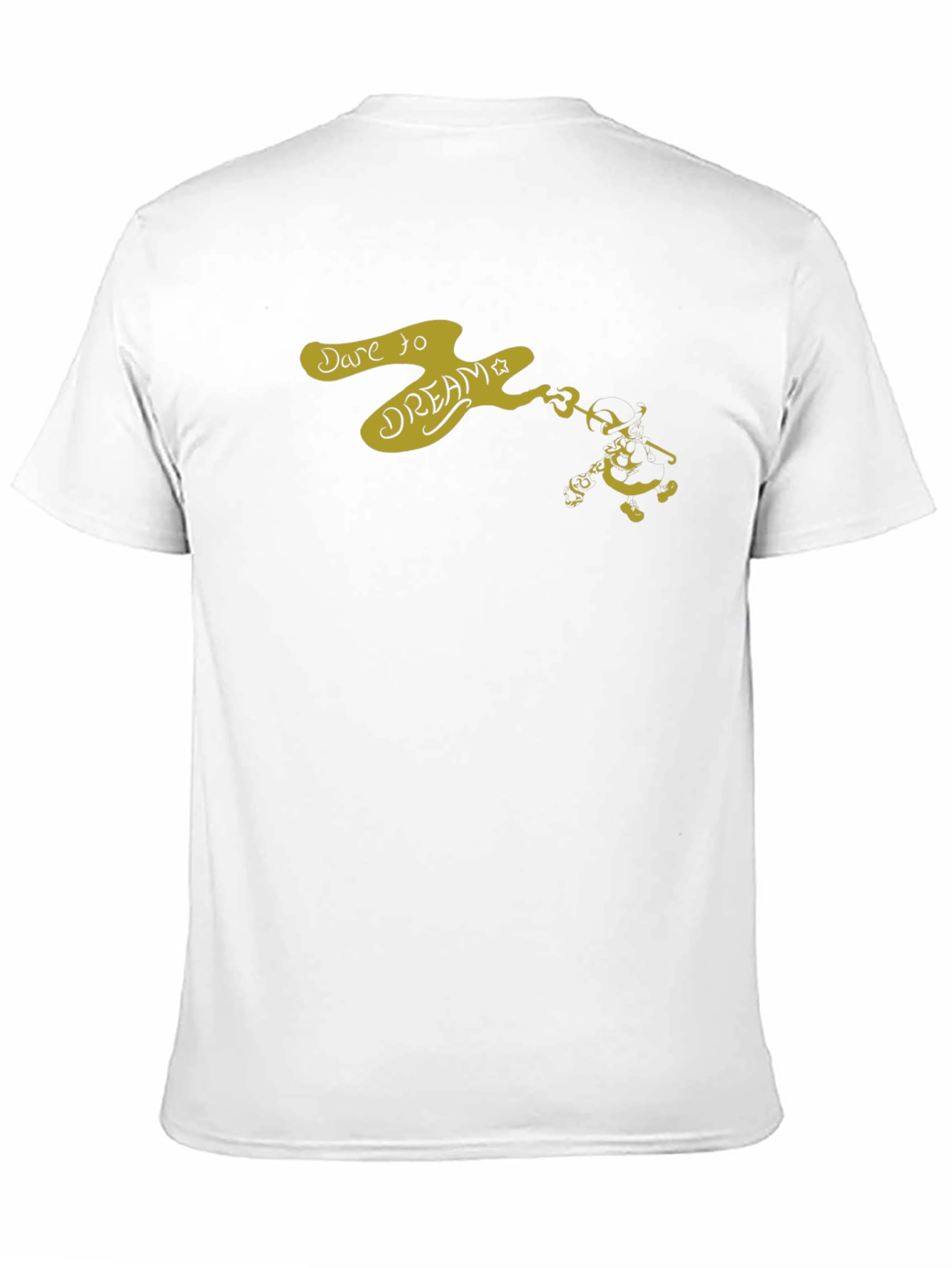 Black Dare to Dream Graphic Tee - Black Cotton Casual view 11