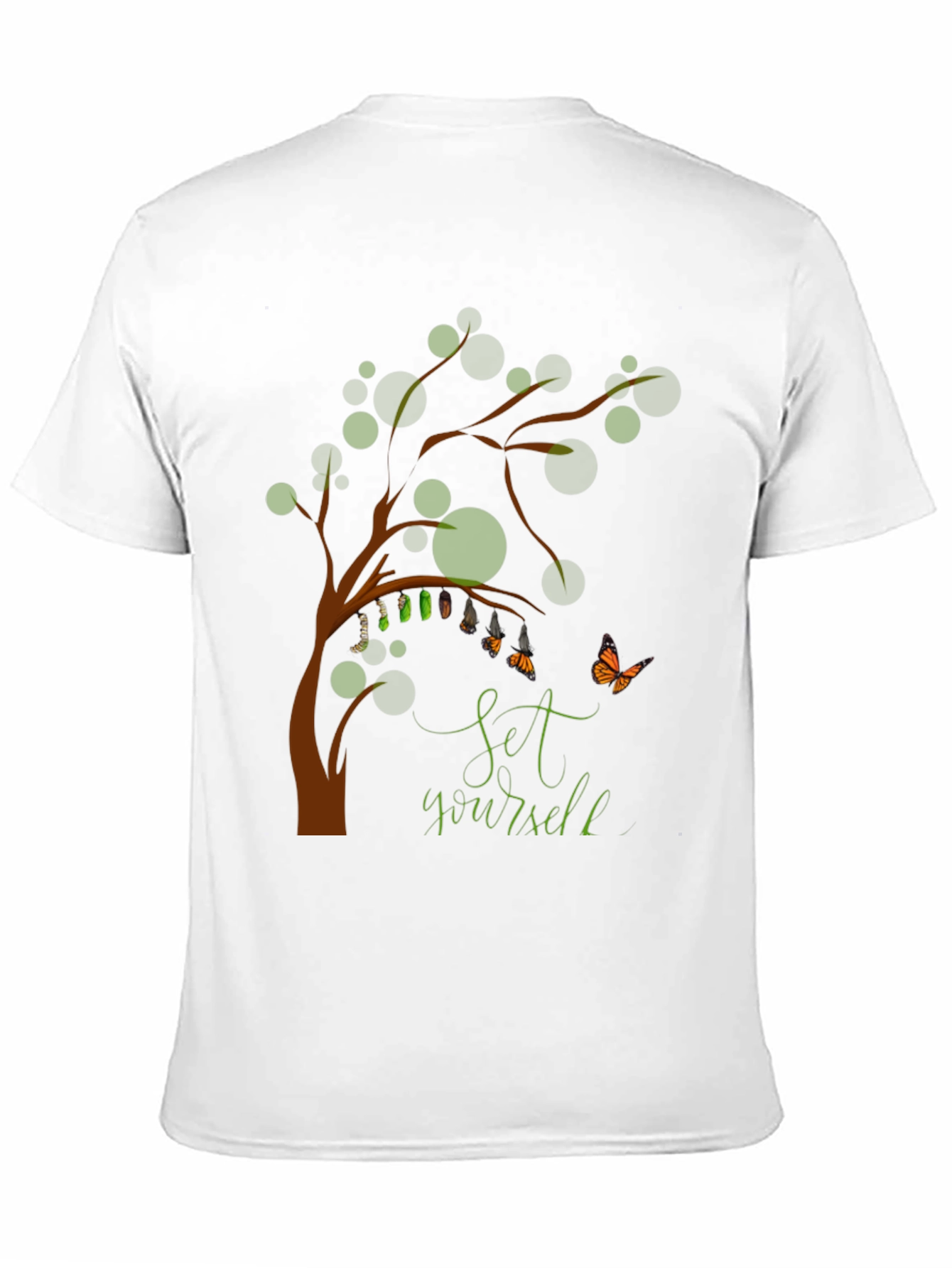 Black Set Yourself Free T-Shirt view 11