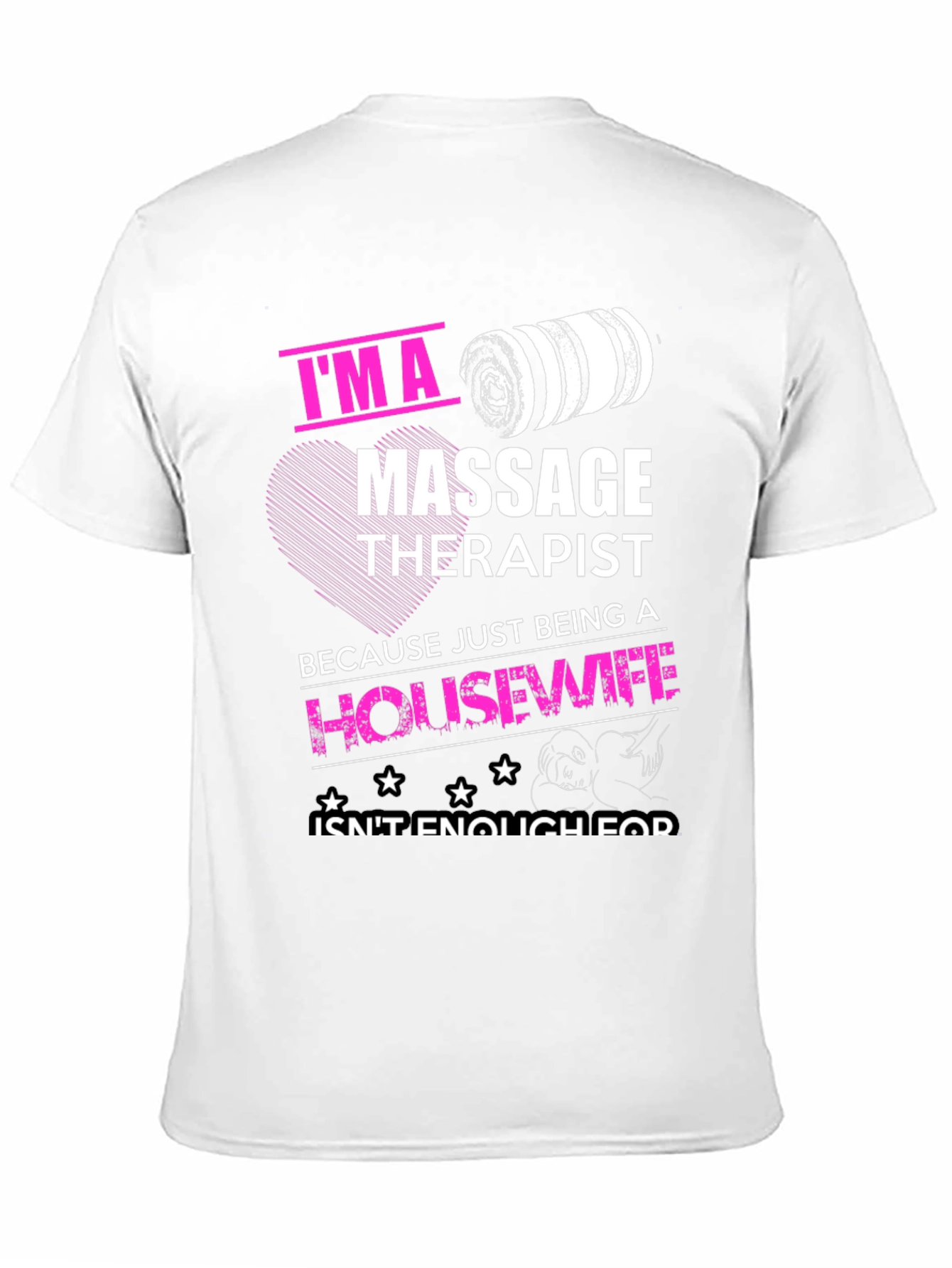 Black Massage Therapist Graphic Tee view 11