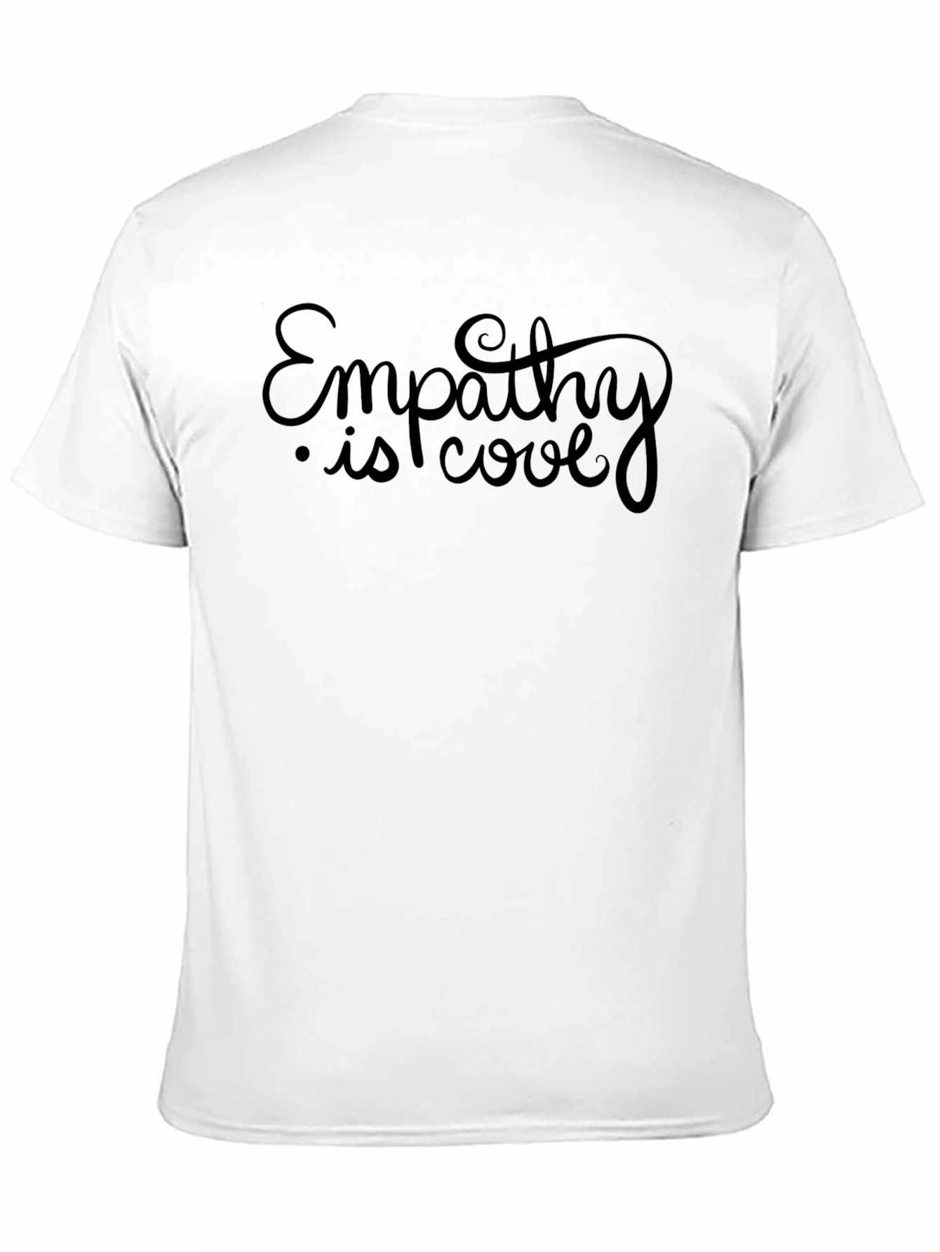 Black Empathy is Cool Black Graphic Tee view 11