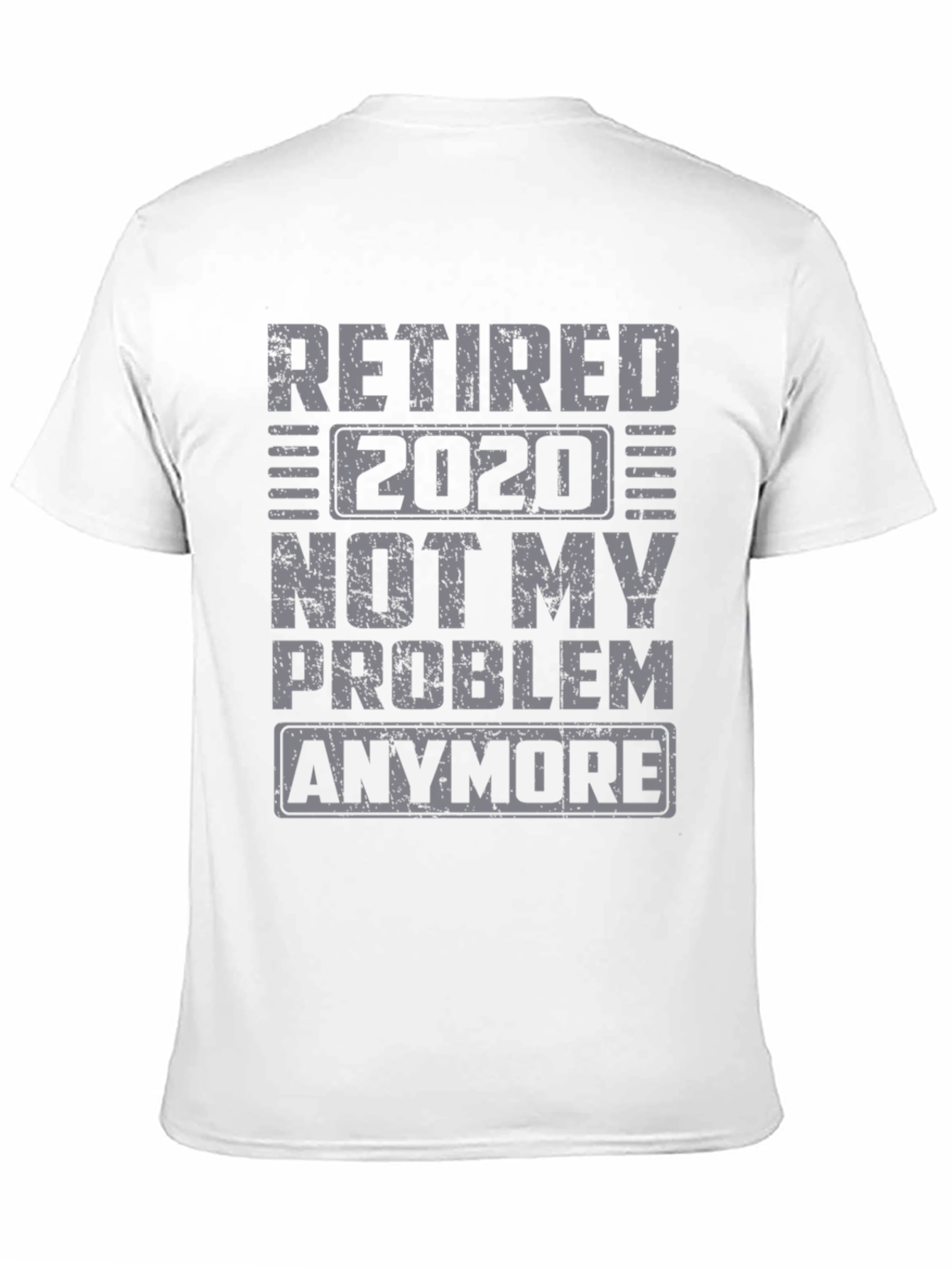 Black Retired 2020 Graphic T-Shirt view 11