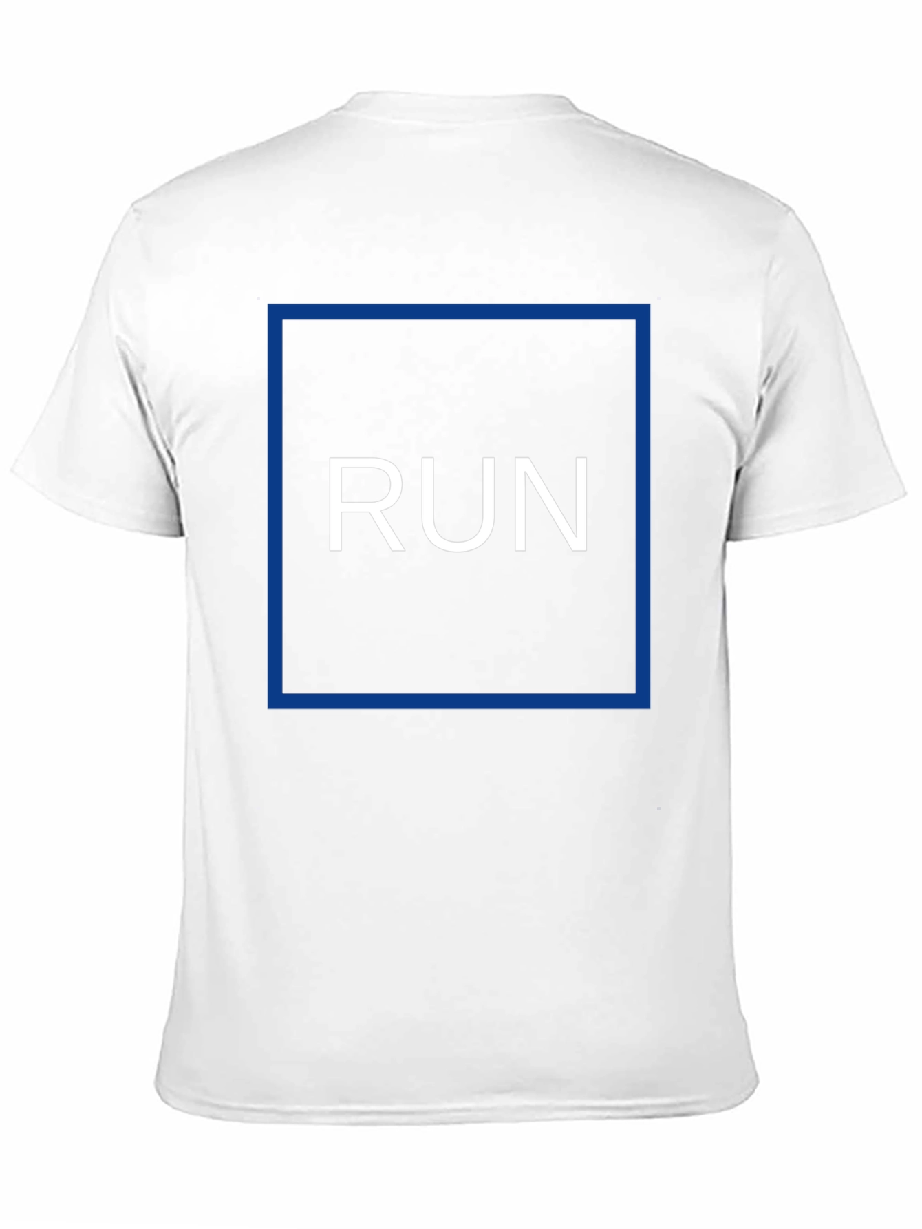 Black Run Graphic Tee - Black Cotton Blend T-Shirt view 11