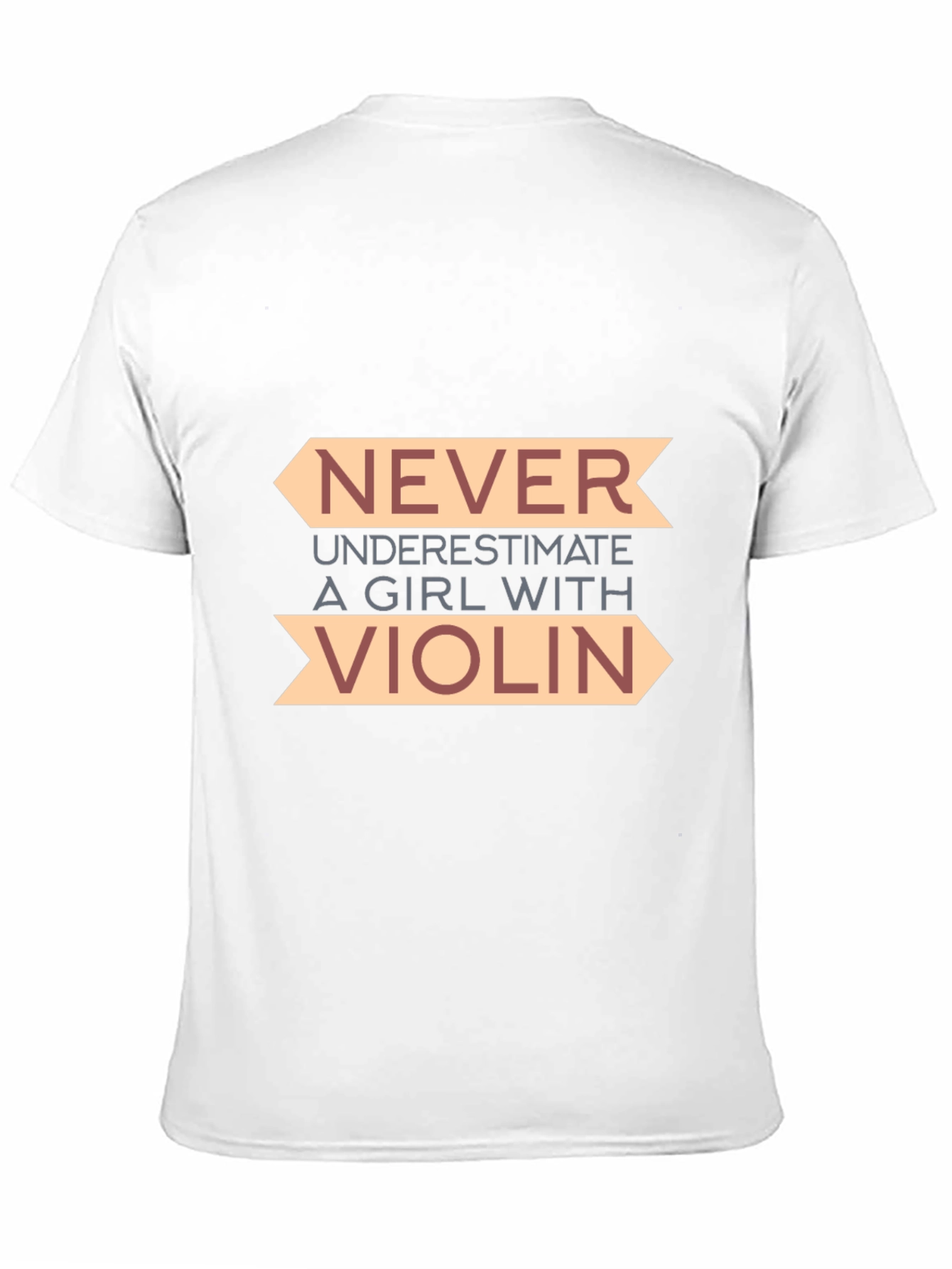 Black Never Underestimate a Girl with Violin T-Shirt view 11
