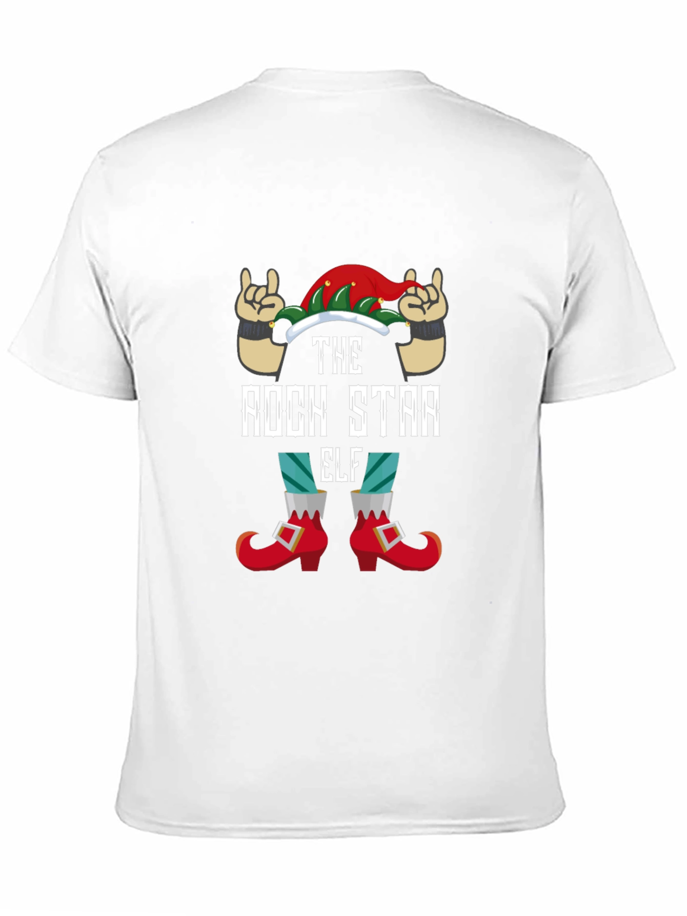 Black Rock Star Elf Graphic Tee view 11