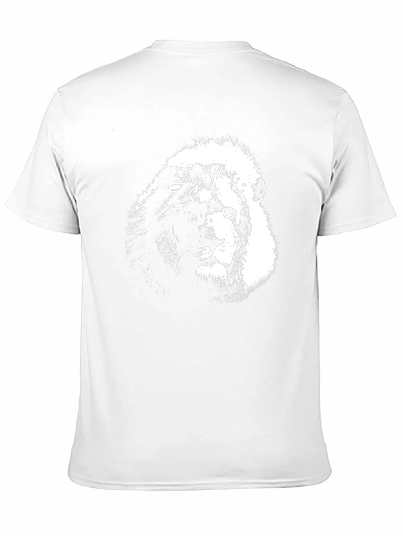 Black Lion Graphic Black Tee - Bold Statement Shirt view 11