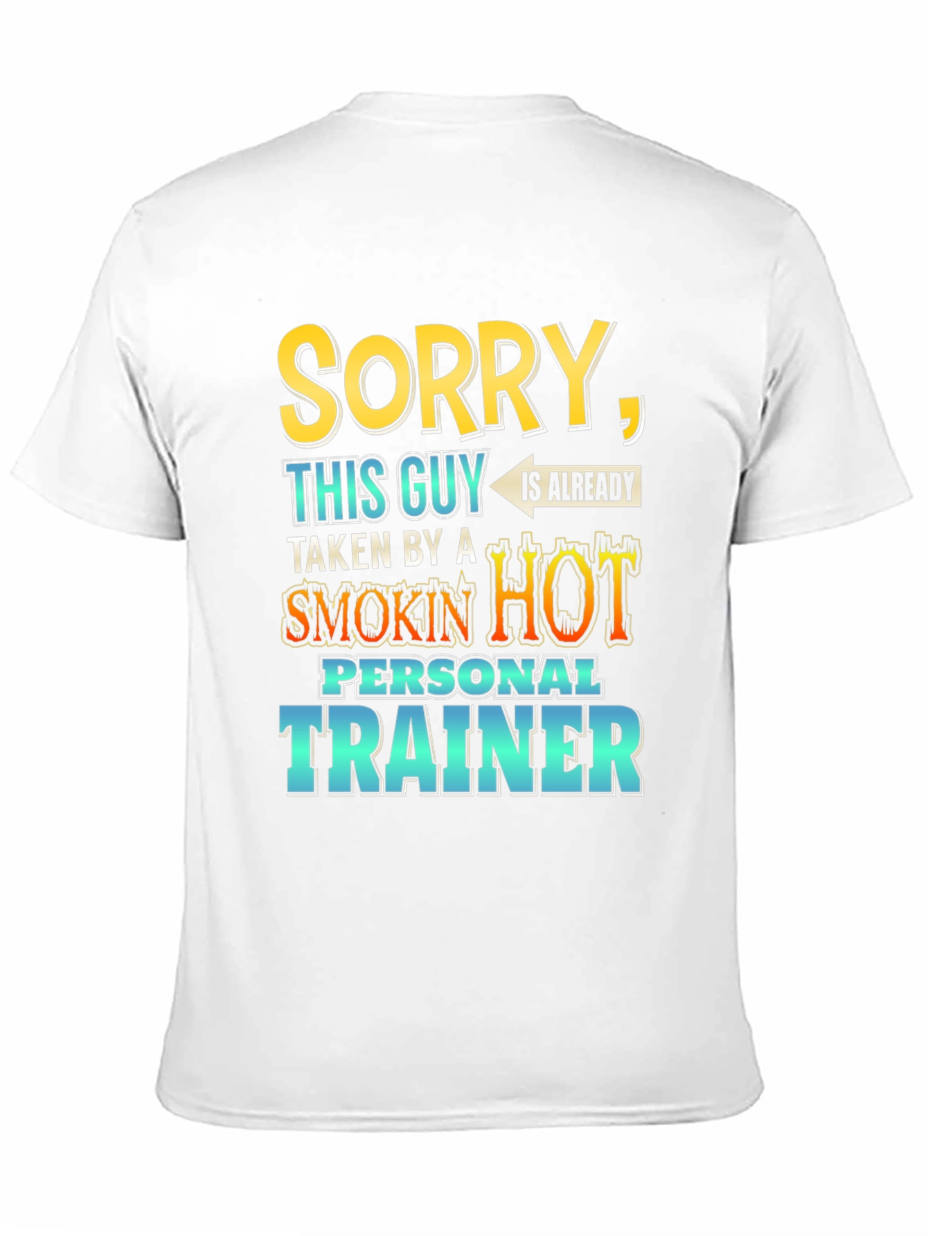 Black Funny Personal Trainer T-Shirt for Men view 11