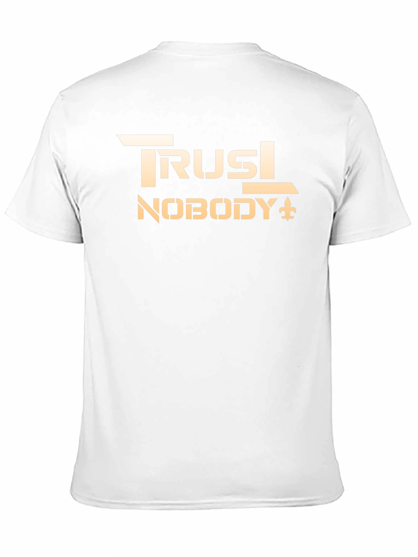 Black Trust Nobody Graphic Tee - Black Cotton Casual Shirt view 11