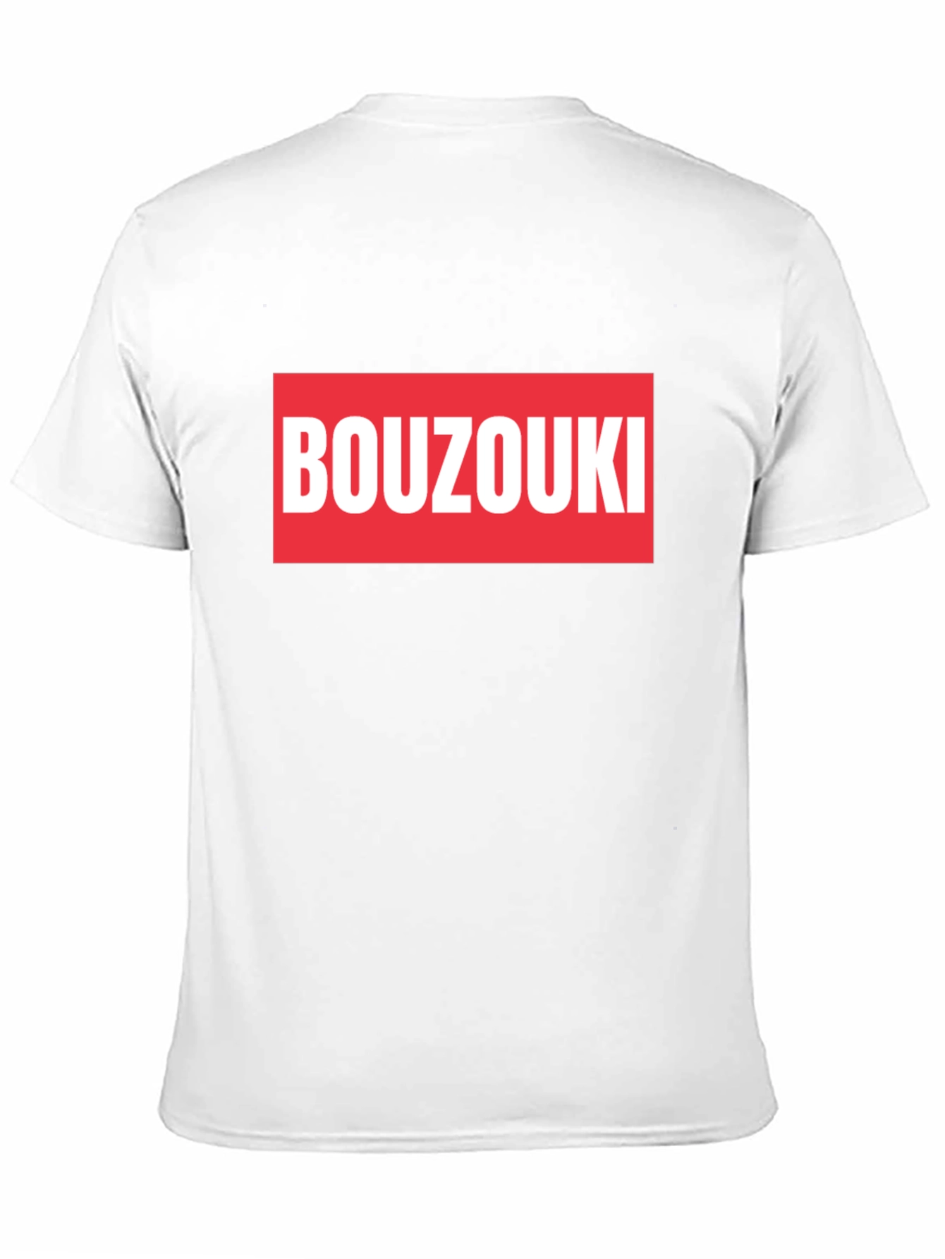 Black Bouzouki T-Shirt - Black Cotton Tee view 11