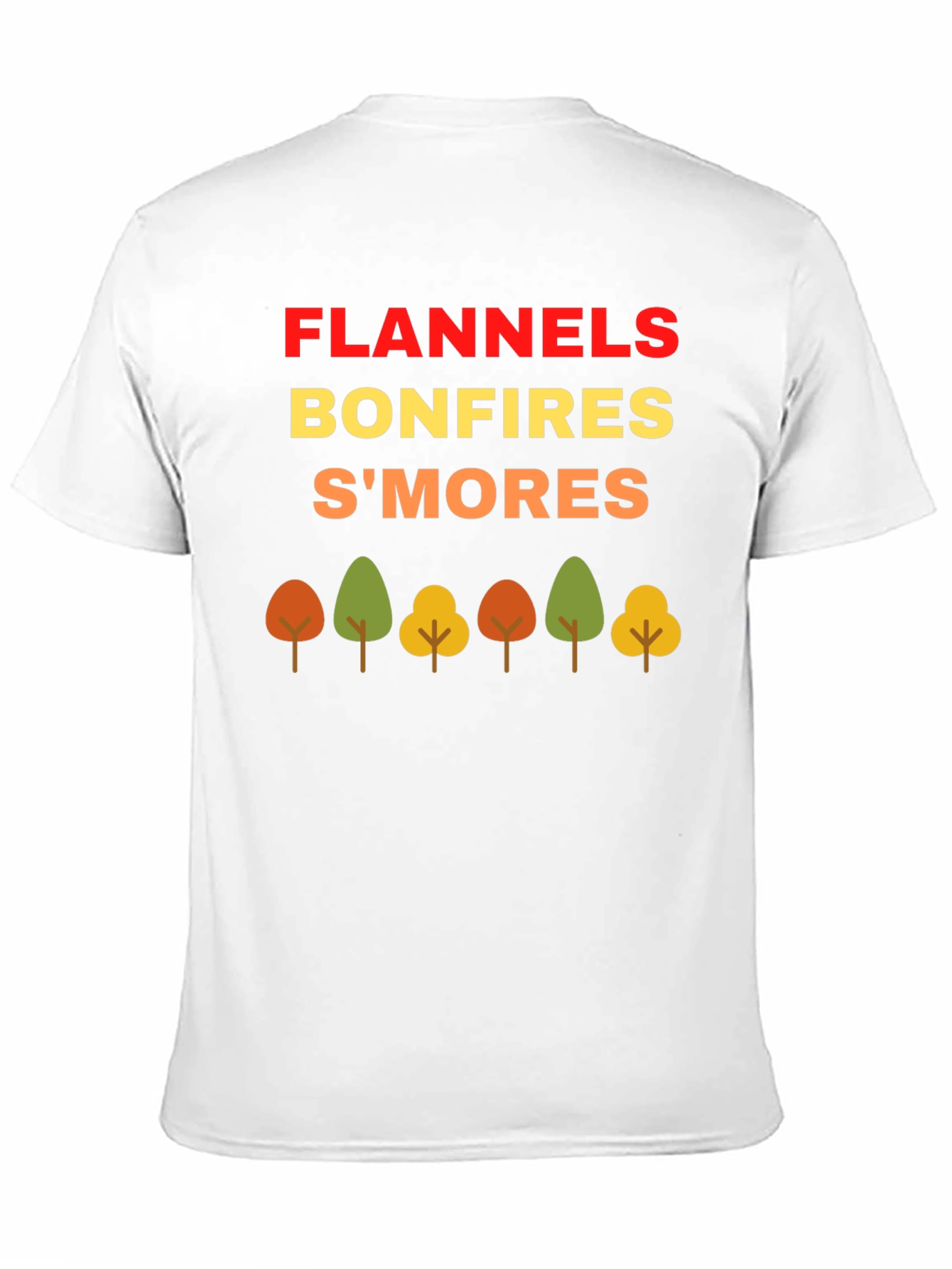 Fall Flannels Bonfires S'mores T-Shirt - 11