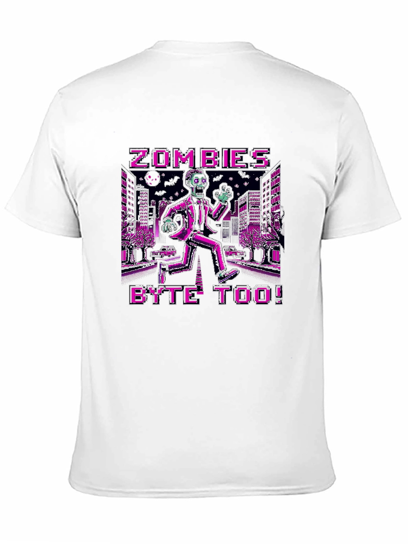 Black Zombie's Byte Too! Graphic T-Shirt view 11