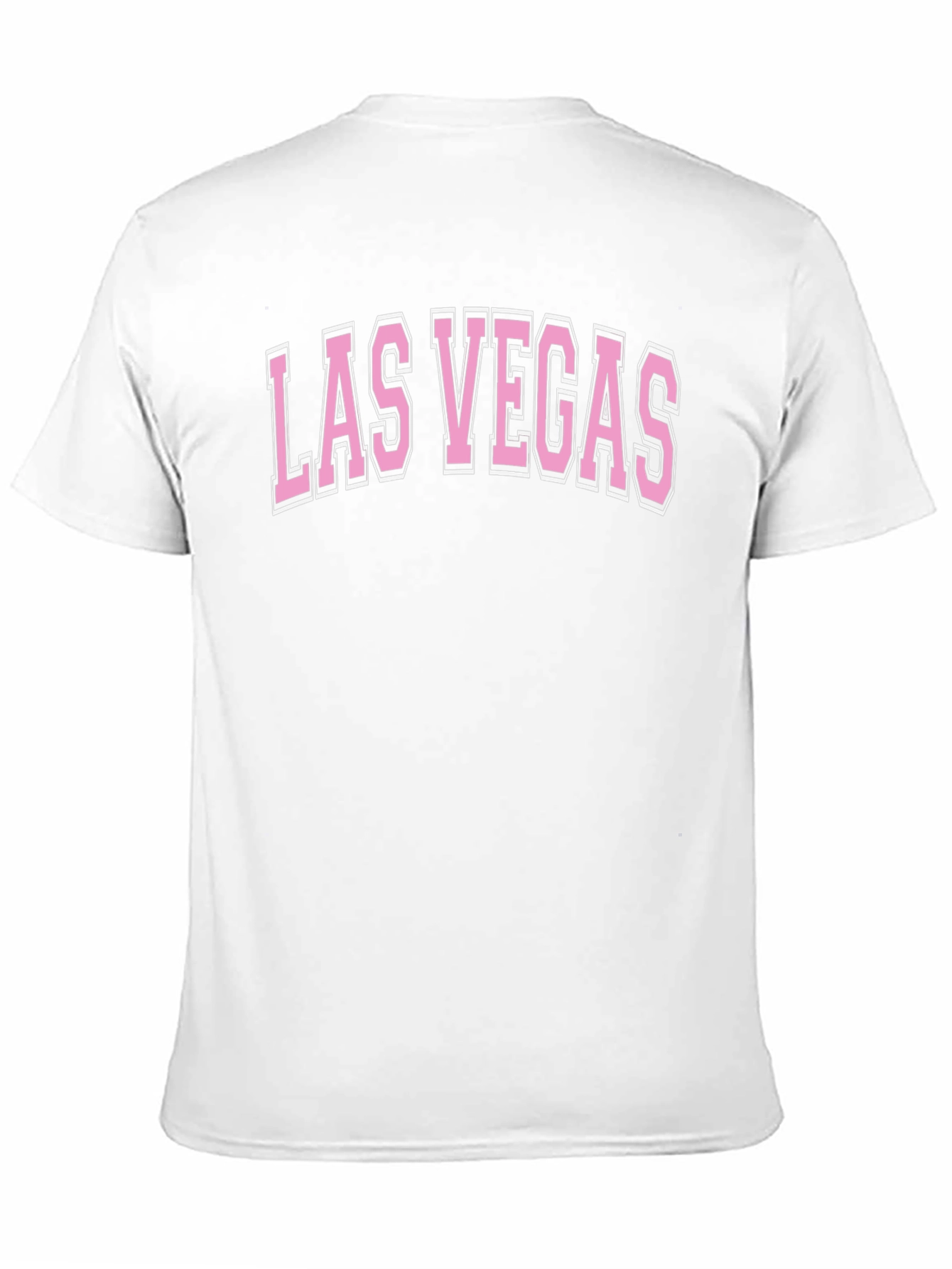 Black Las Vegas Graphic Tee - Black Cotton Blend T-Shirt view 11