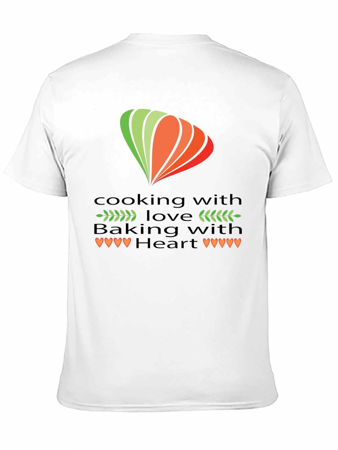 Black Cooking with Love Graphic Tee view 11