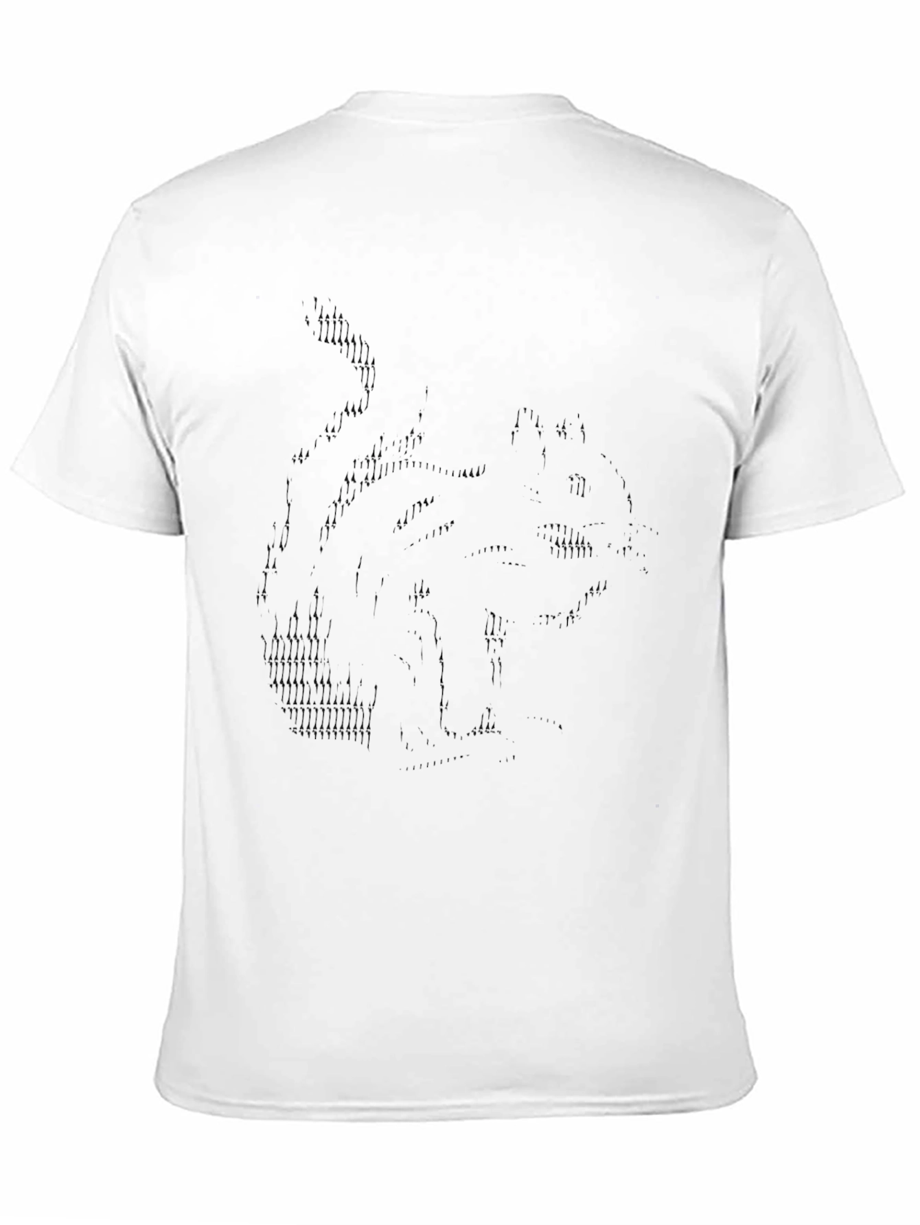 Black Men's Black Graphic Print T-Shirt view 11