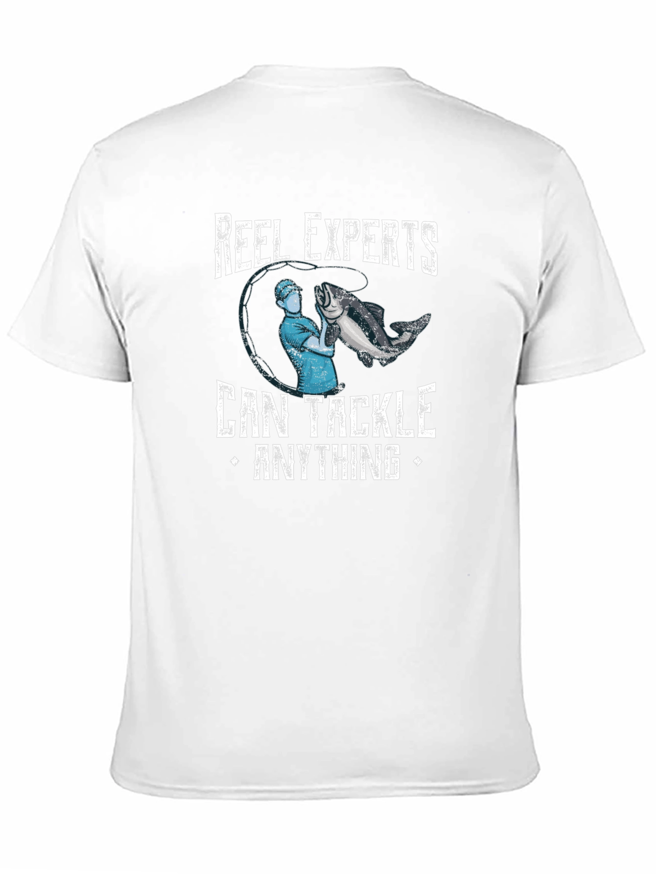 Black Reel Experts Fishing Graphic T-Shirt view 11