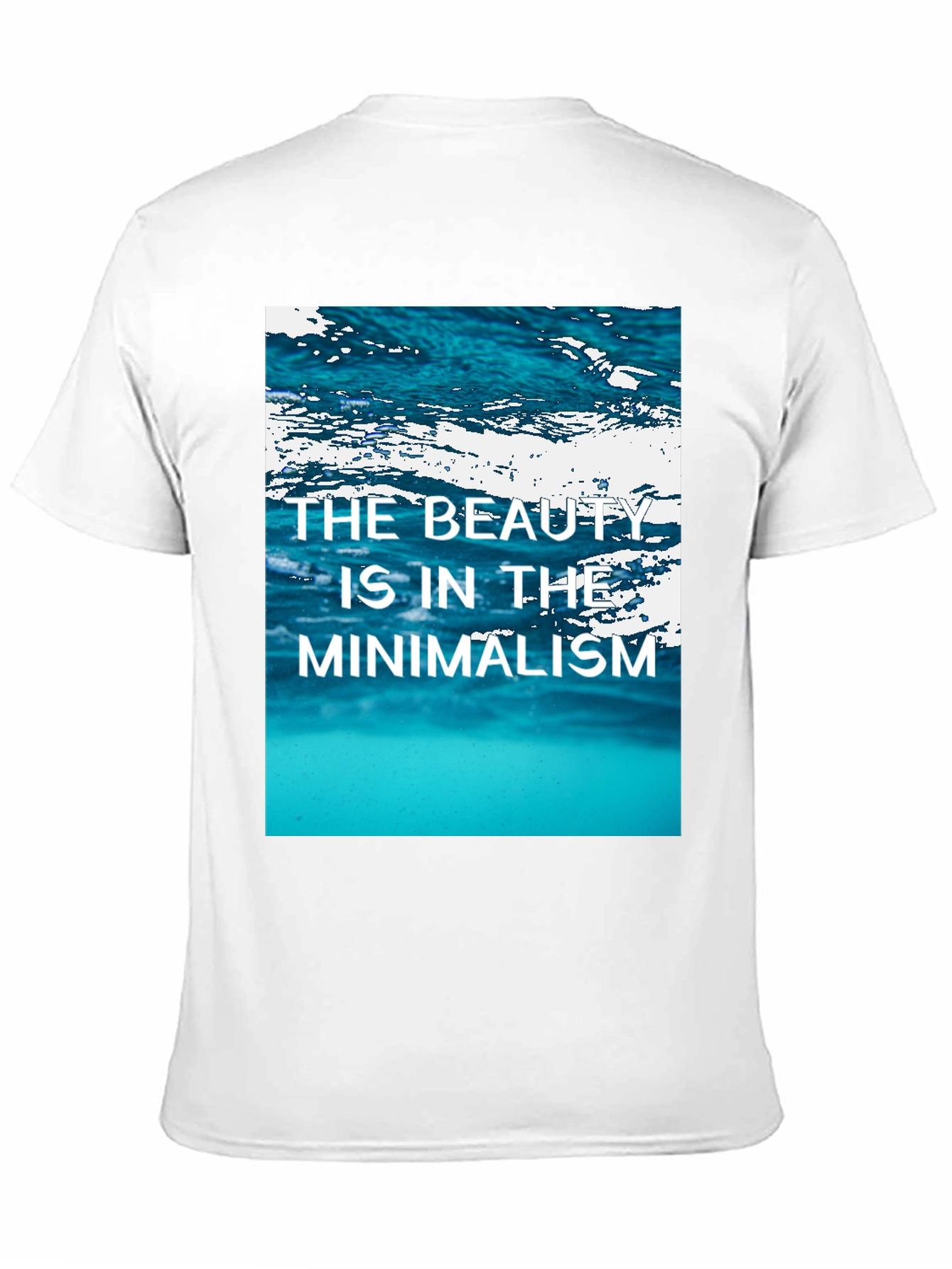 Black Minimalism T-Shirt - Beauty in Simplicity view 11