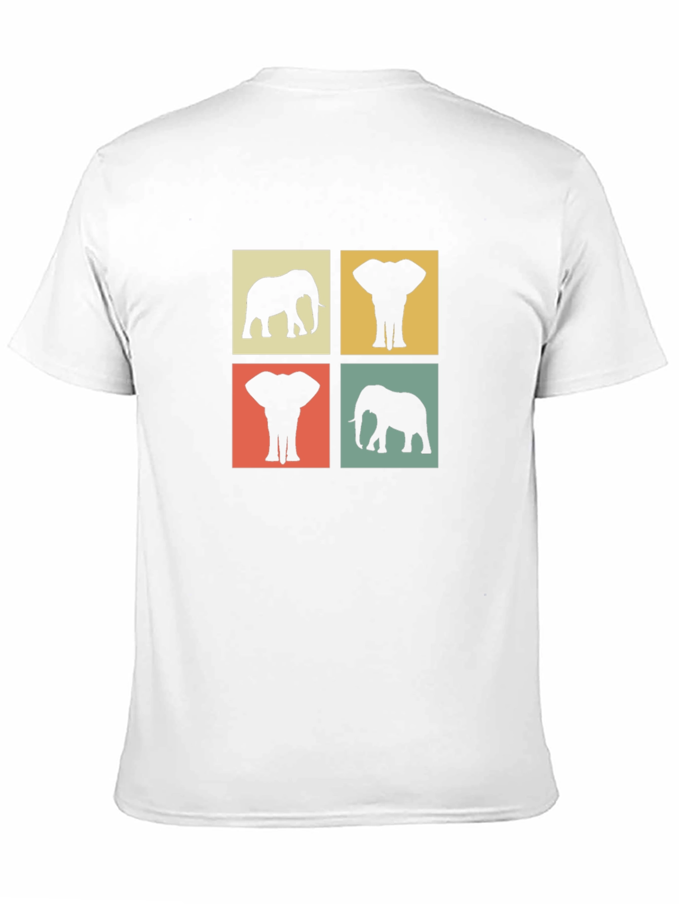 Black Elephant Silhouette Graphic Tee view 11