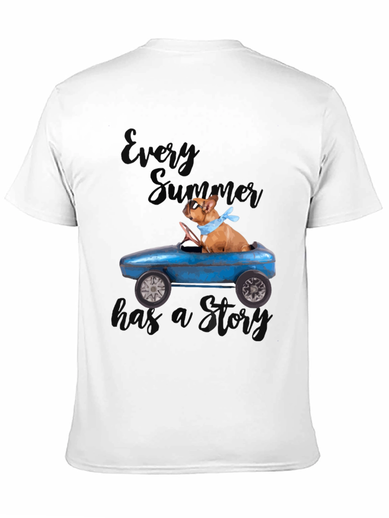 Black Dog Driving Car Graphic T-Shirt view 11