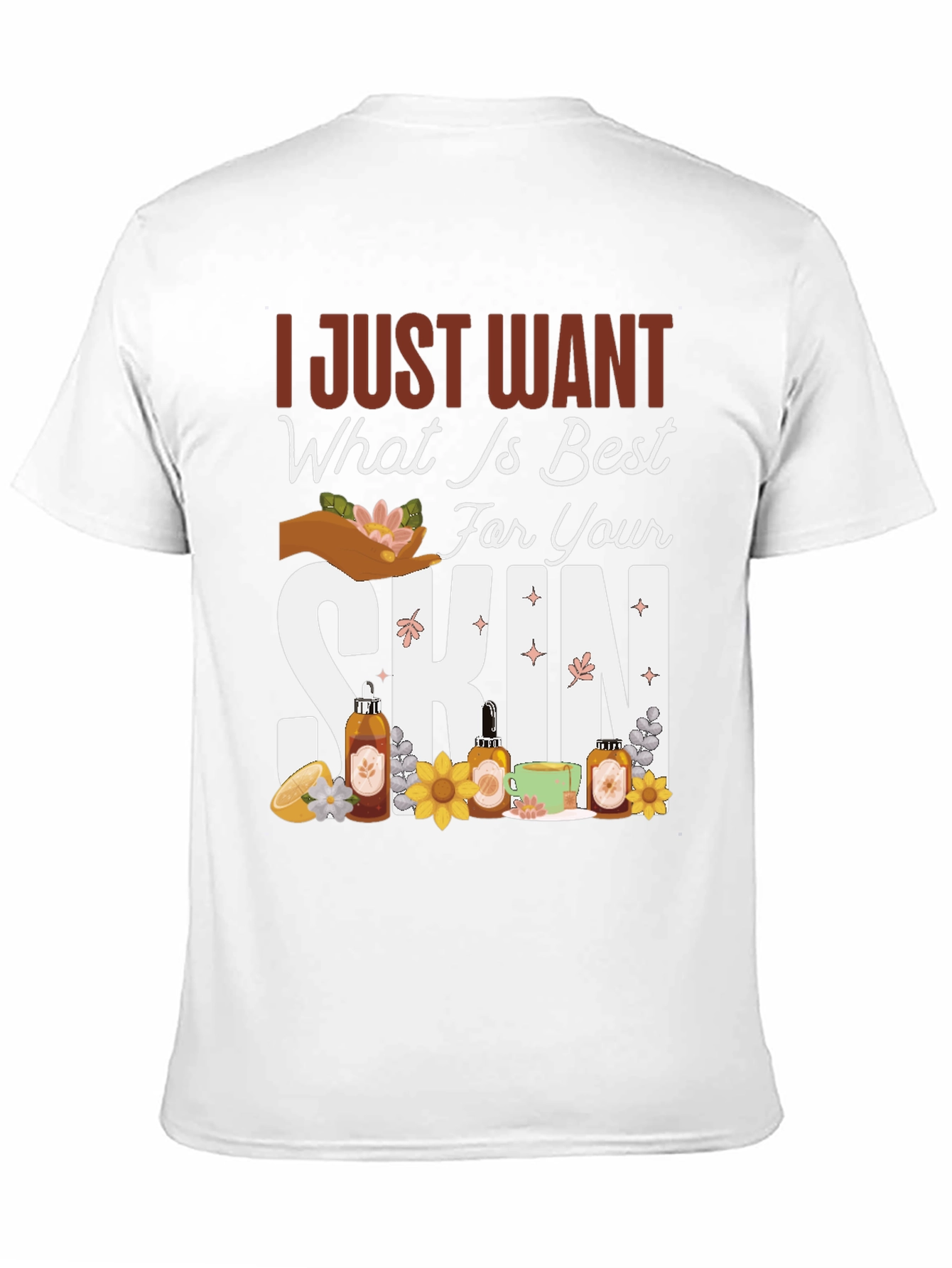 Black Best For Your Skin Graphic T-Shirt view 11