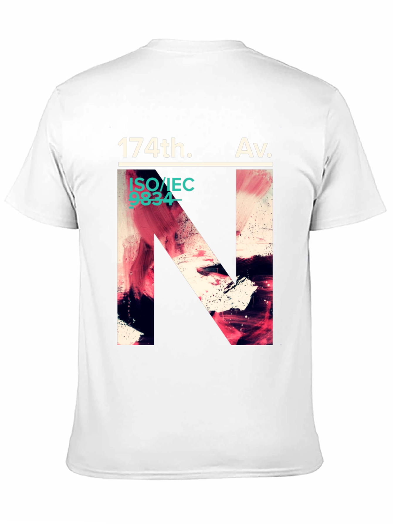 Black 174th Av. Graphic T-Shirt - Modern Artistic Design view 11