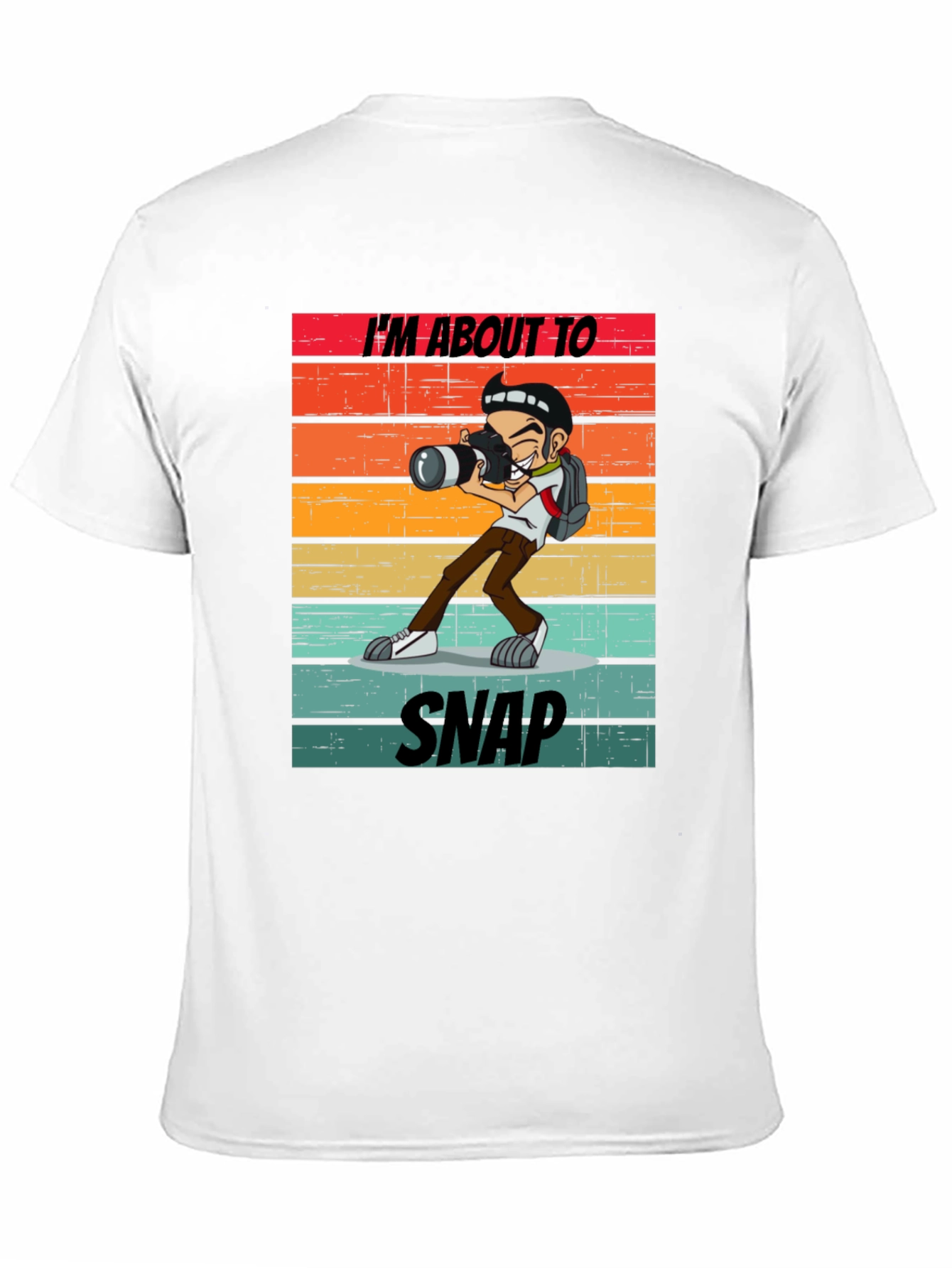 Black I'm About to Snap Photographer T-Shirt view 11