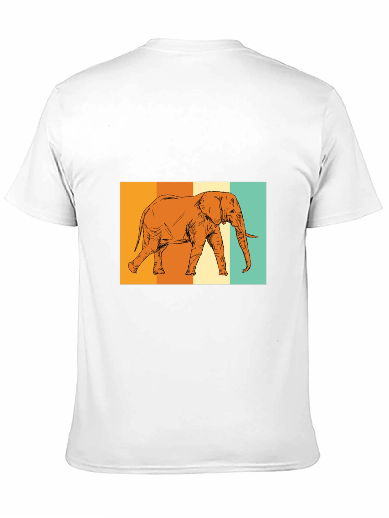 Black Elephant Graphic Tee - Stylish Black T-Shirt view 11