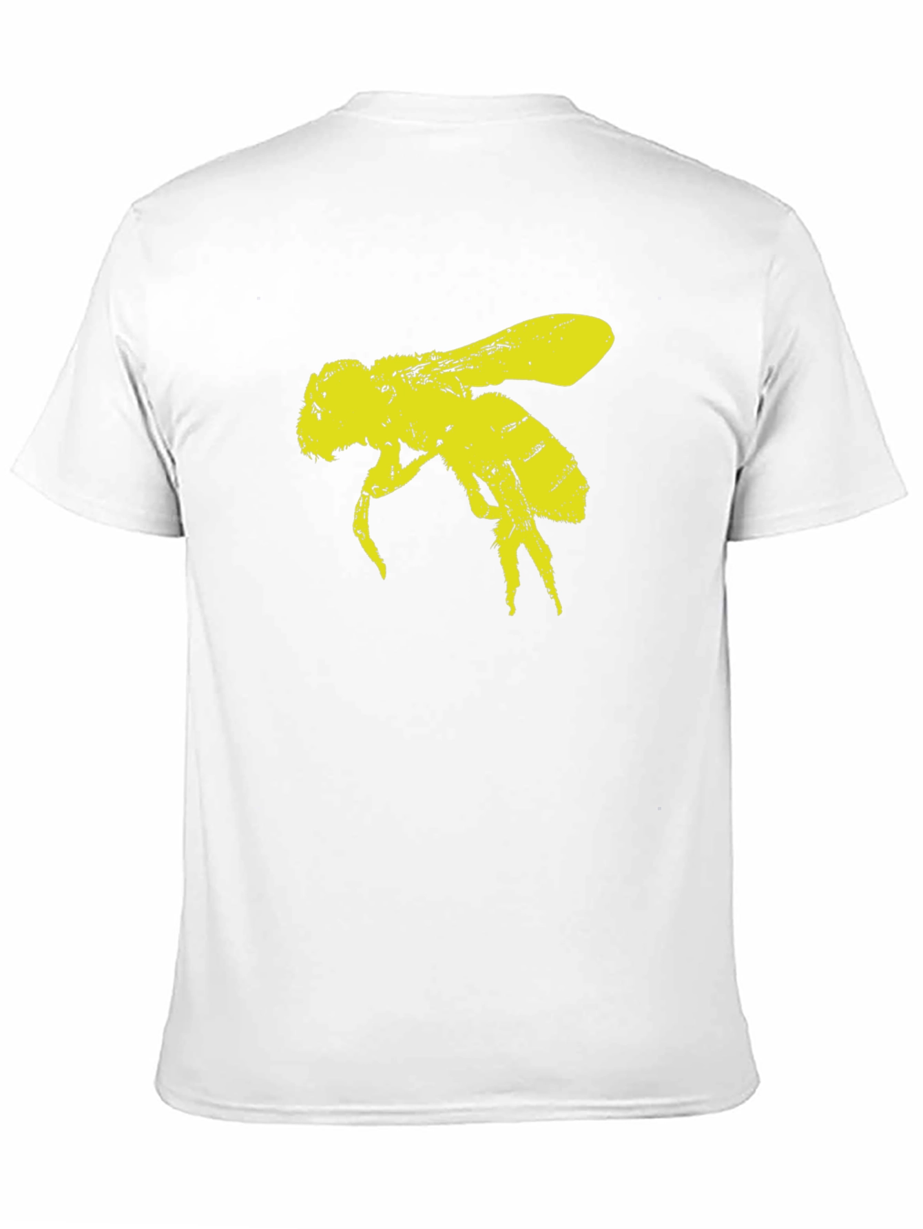 Black Bee Graphic Black T-Shirt - Unisex view 11
