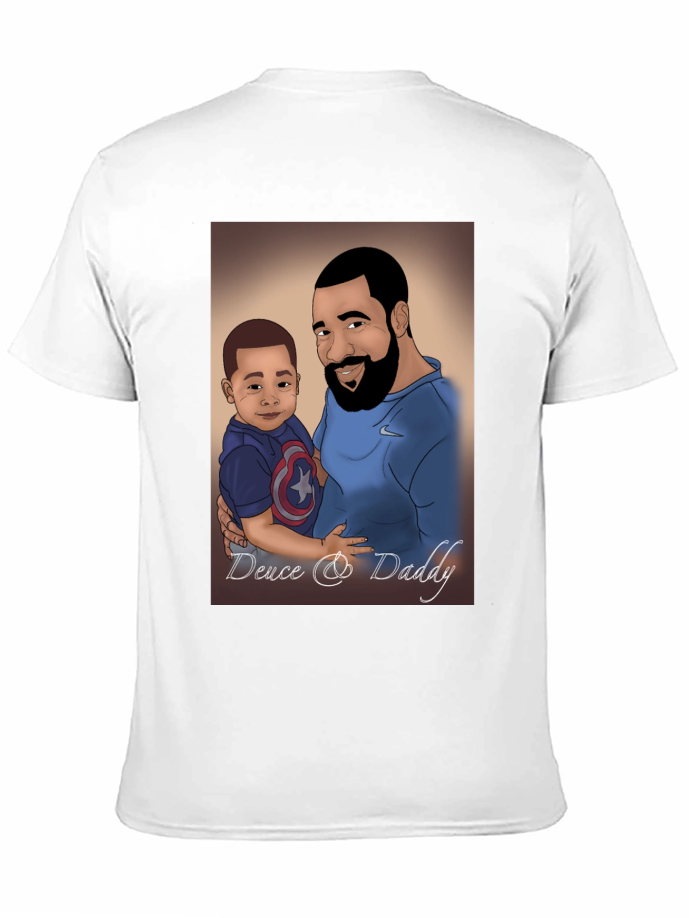 Black Deuce & Daddy Cartoon T-Shirt view 11
