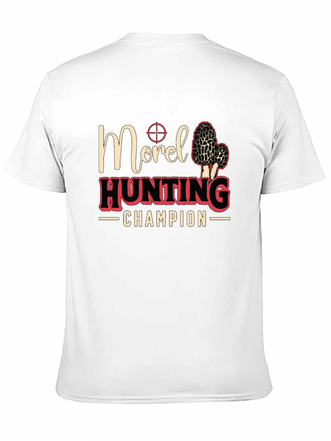 Black Morel Hunting Champion T-Shirt - Black view 11