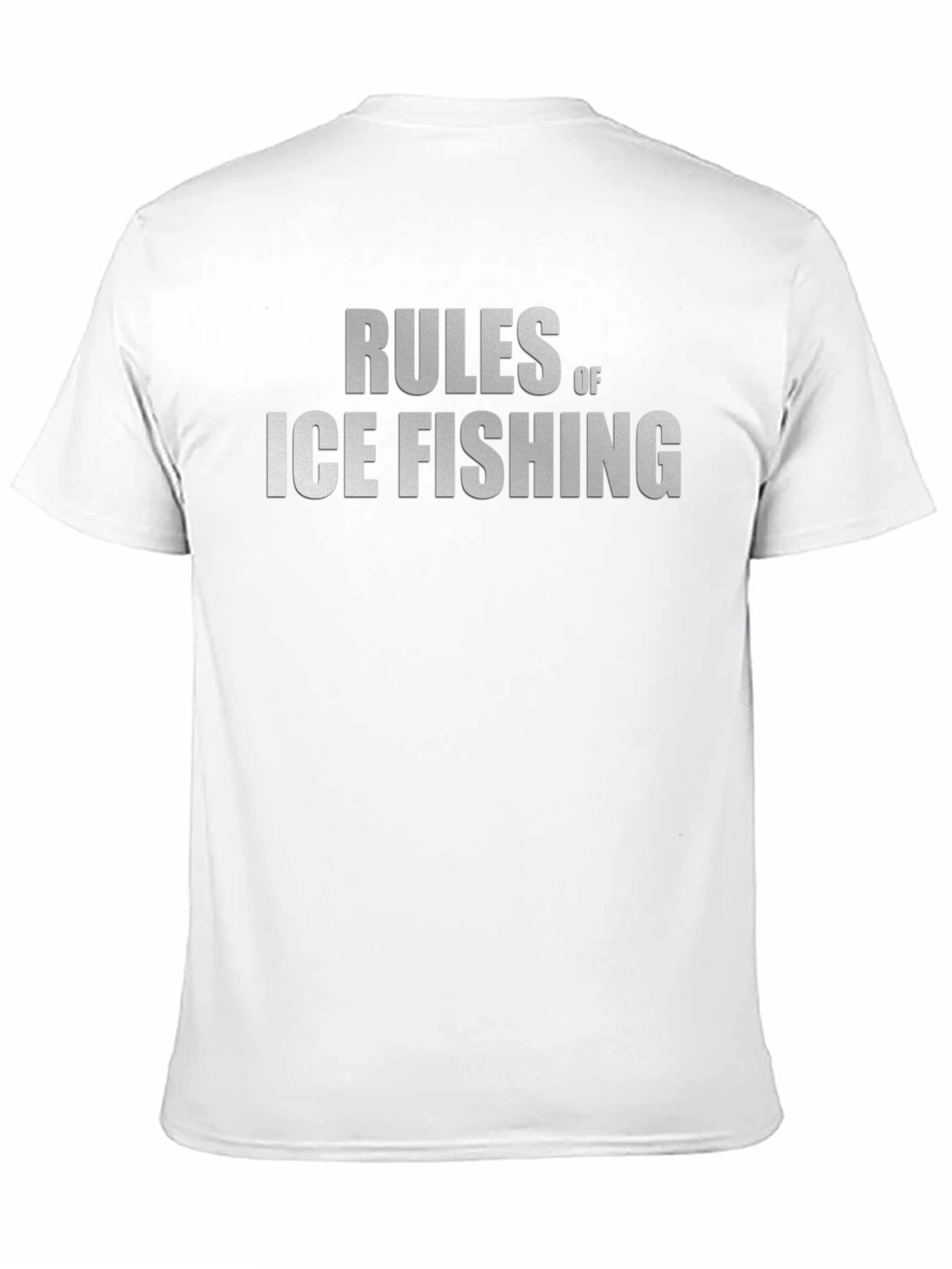 Black Rules of Ice Fishing Graphic Tee view 11
