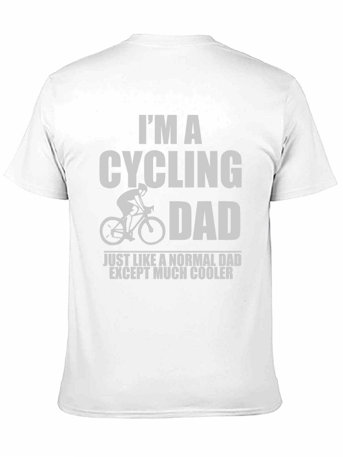 Black Cycling Dad T-Shirt - Cool Dad Graphic Tee view 11