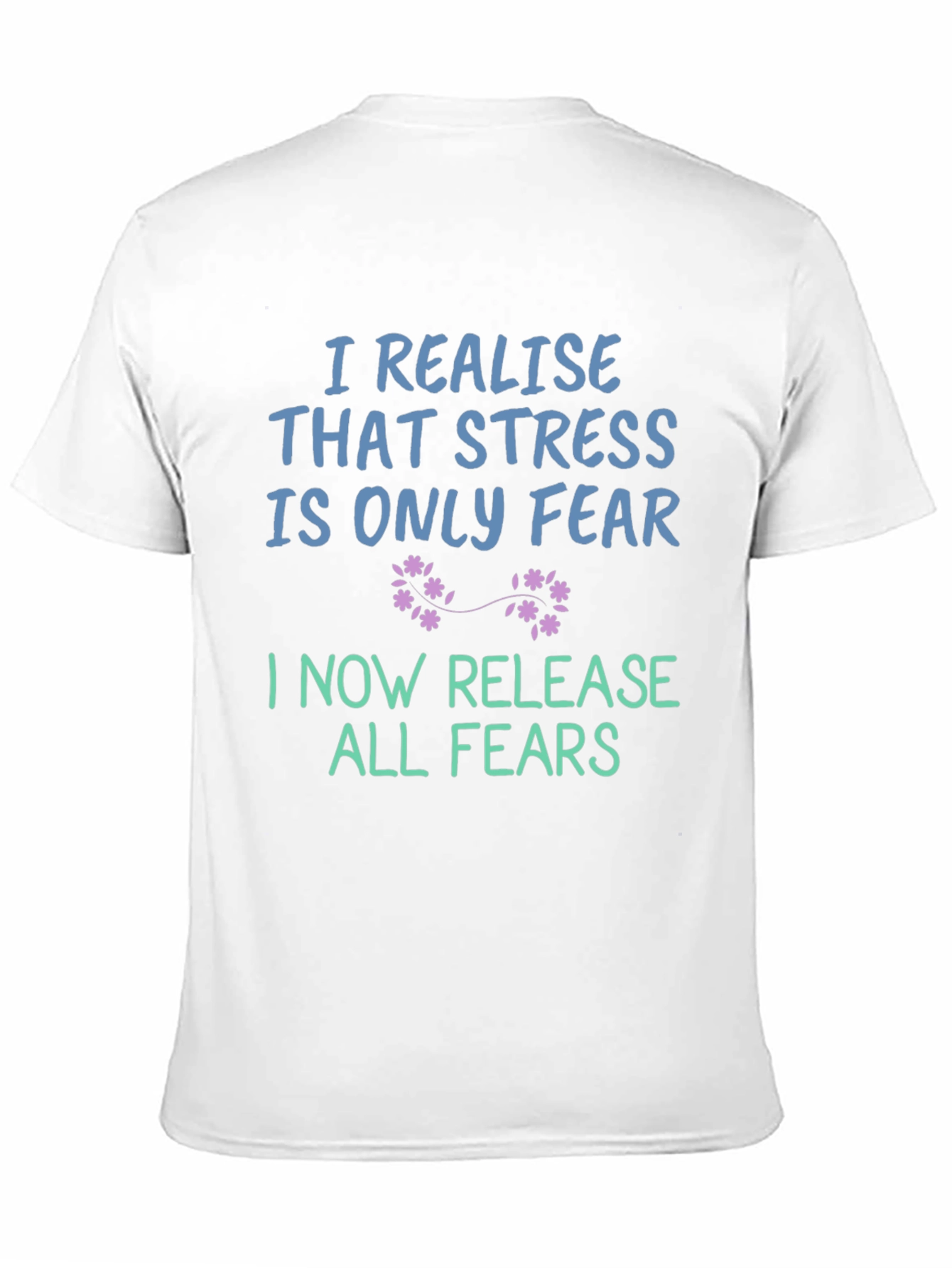 Black Stress Release T-Shirt - Fearless Mindset Tee view 11