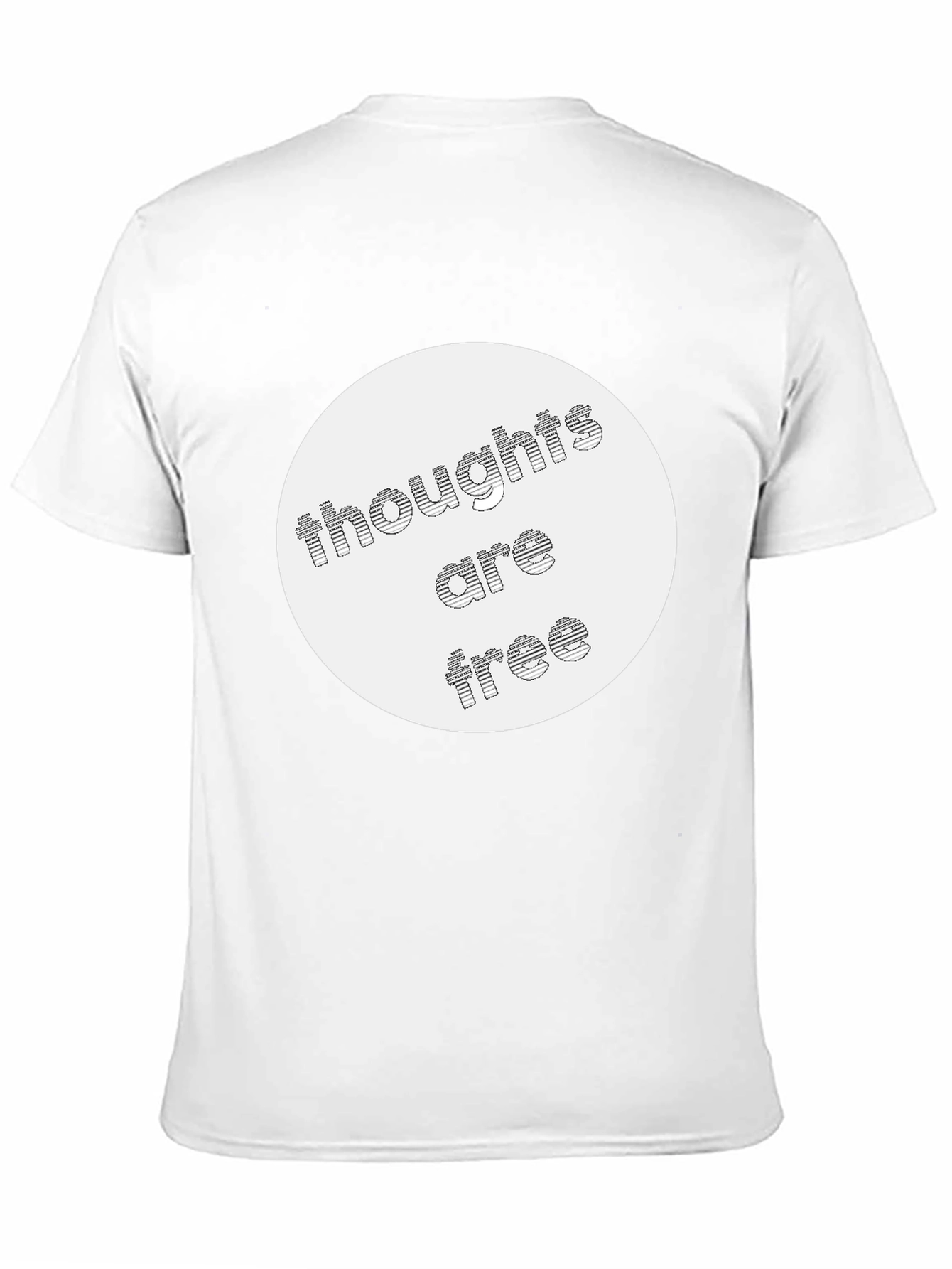 Black Thoughts Are Free Graphic Tee - Stylish & Comfortable view 11
