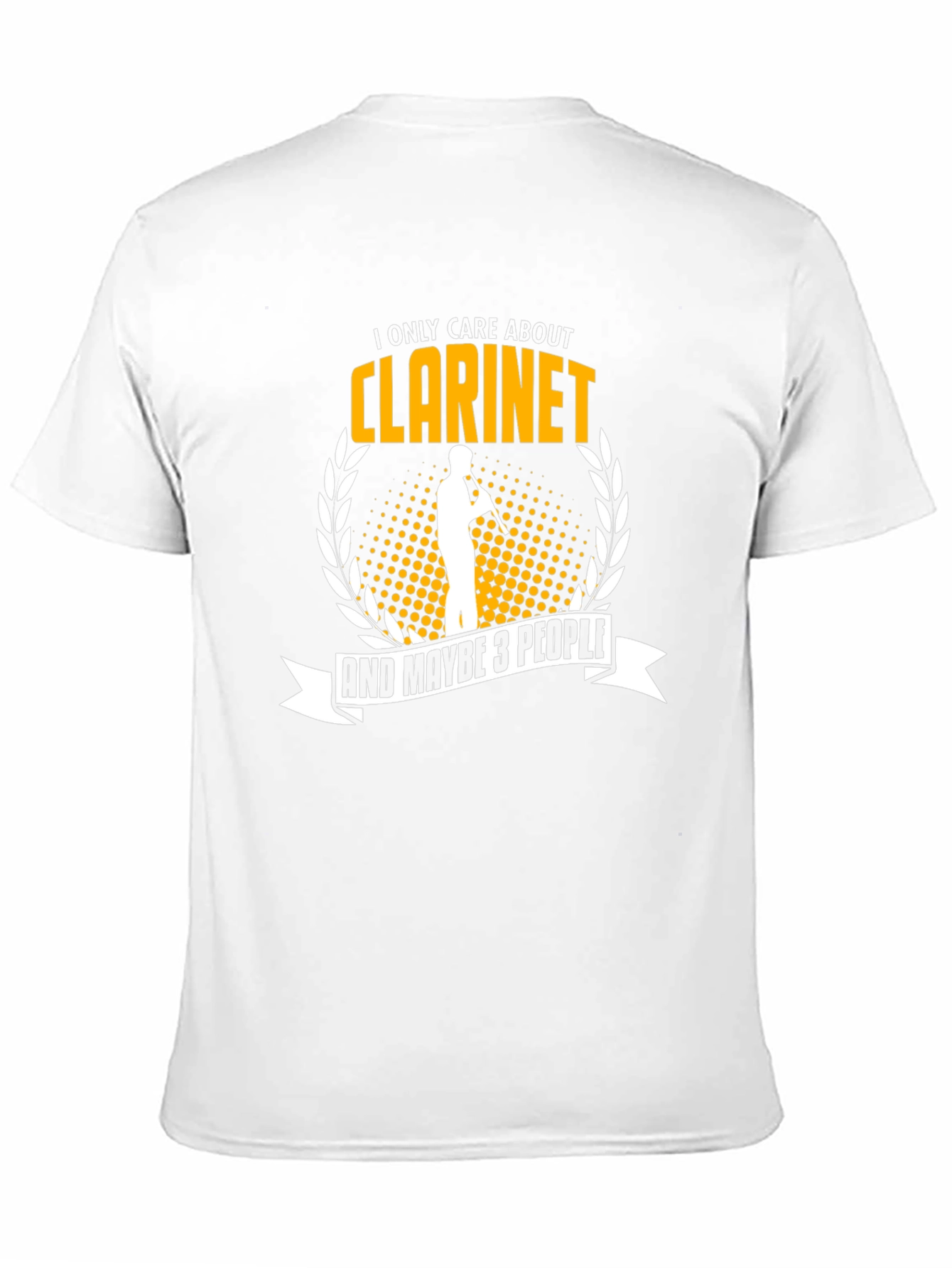 Black Clarinet Lover Graphic Tee - Music Fan T-Shirt view 11