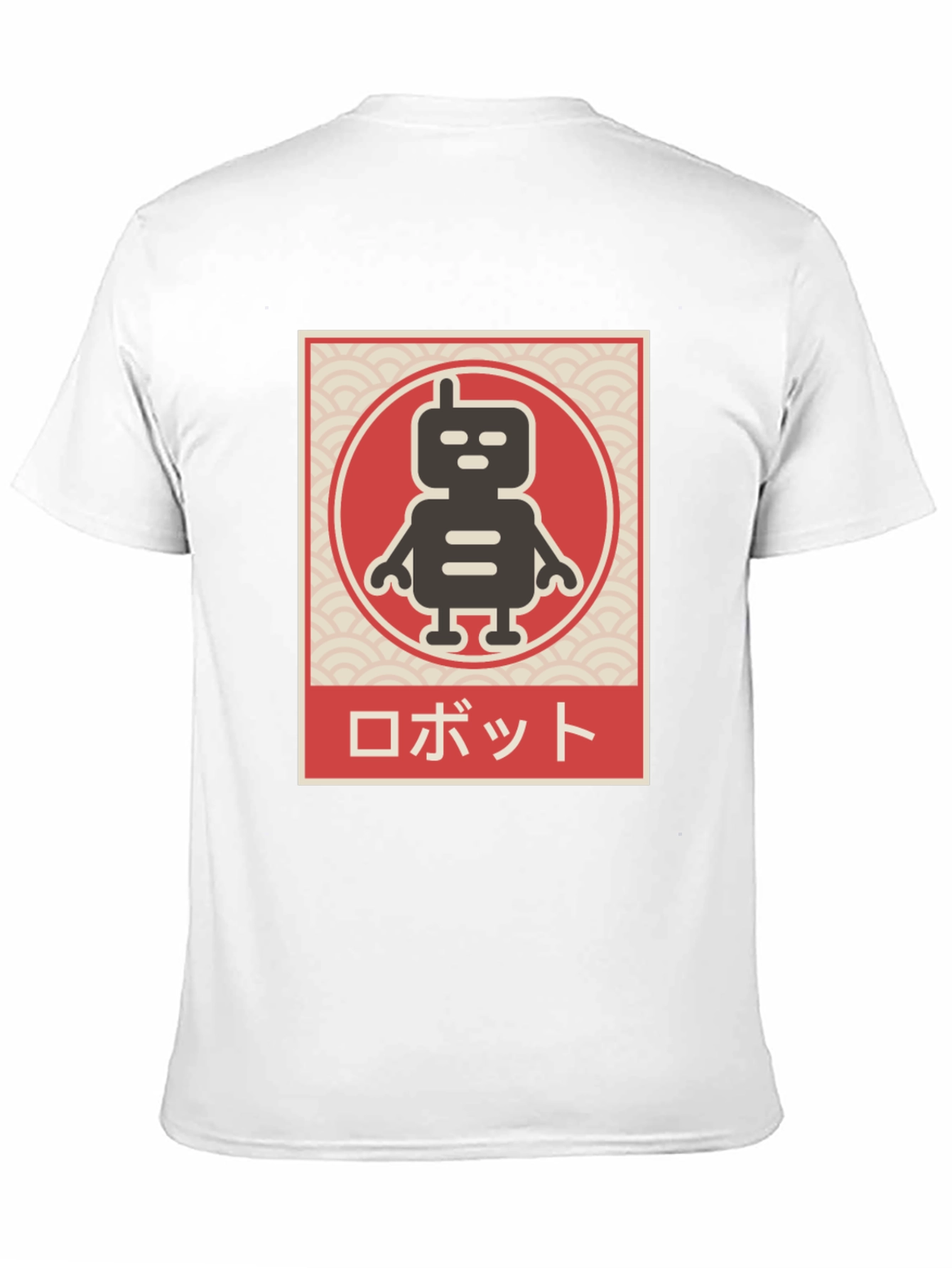 Black Retro Robot T-Shirt - Japanese Style view 11