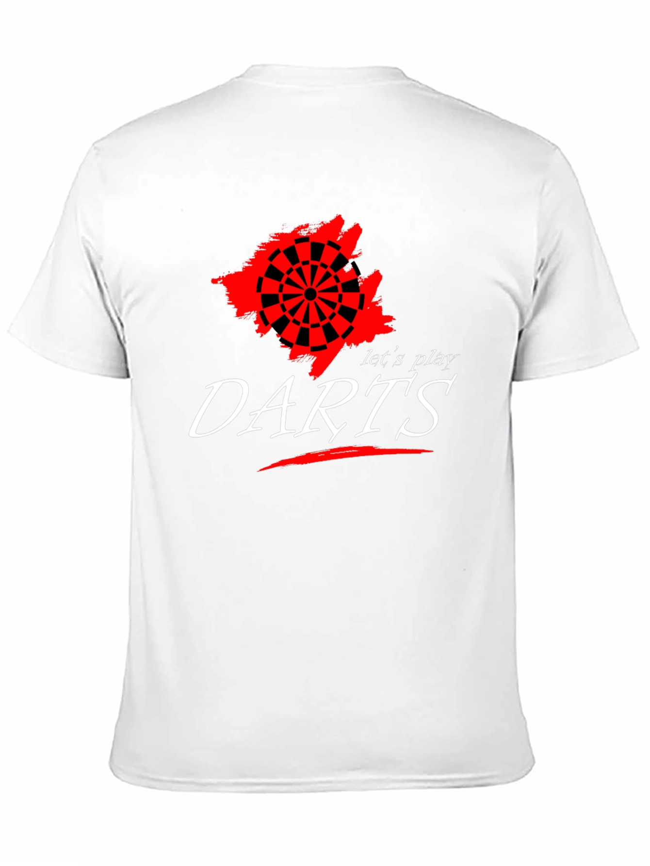 Let's Play Darts Graphic Tee - Black Cotton T-Shirt - 11
