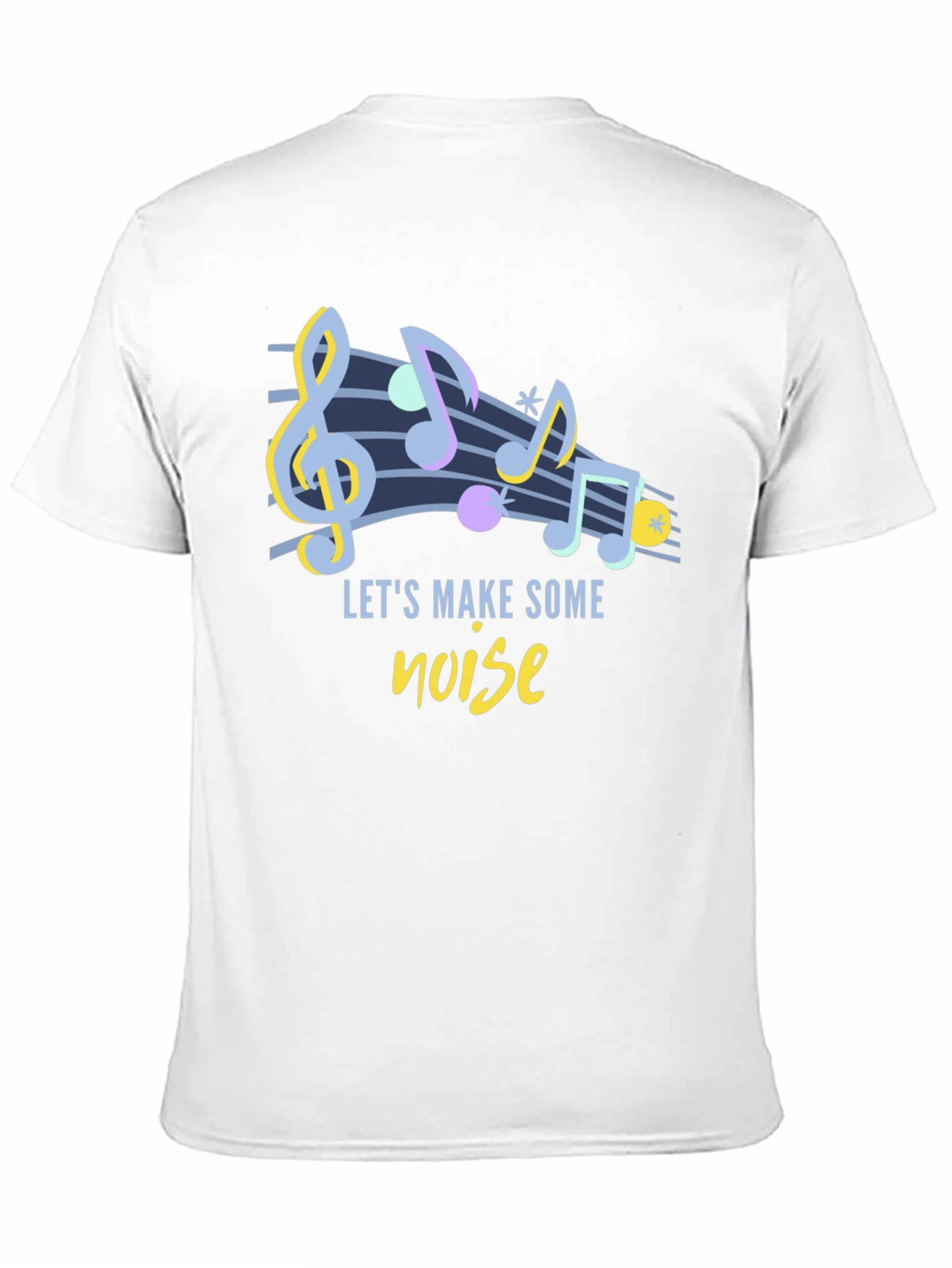 Black Musical 'Let's Make Some Noise' Graphic Tee view 11