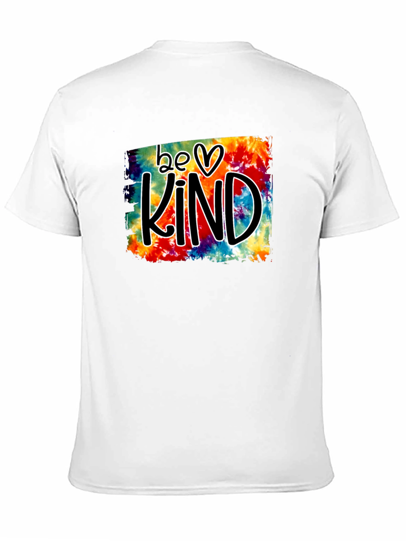 Black Be Kind Tie Dye Graphic Tee - Black view 11