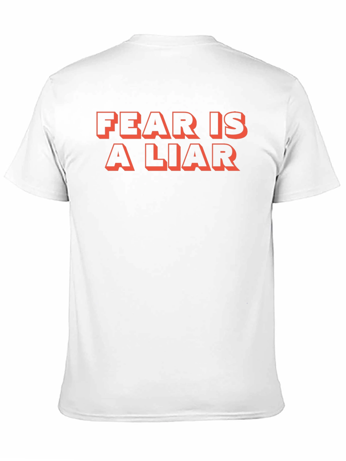 Black Fear Is A Liar Graphic Tee - Black view 11