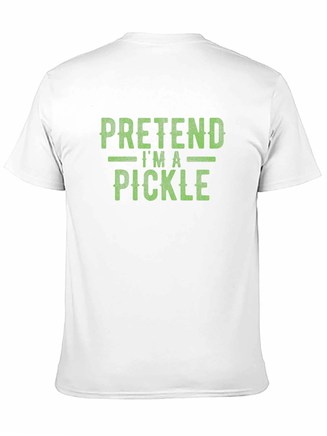 Black Pretend I'm A Pickle T-Shirt - Funny Costume view 11