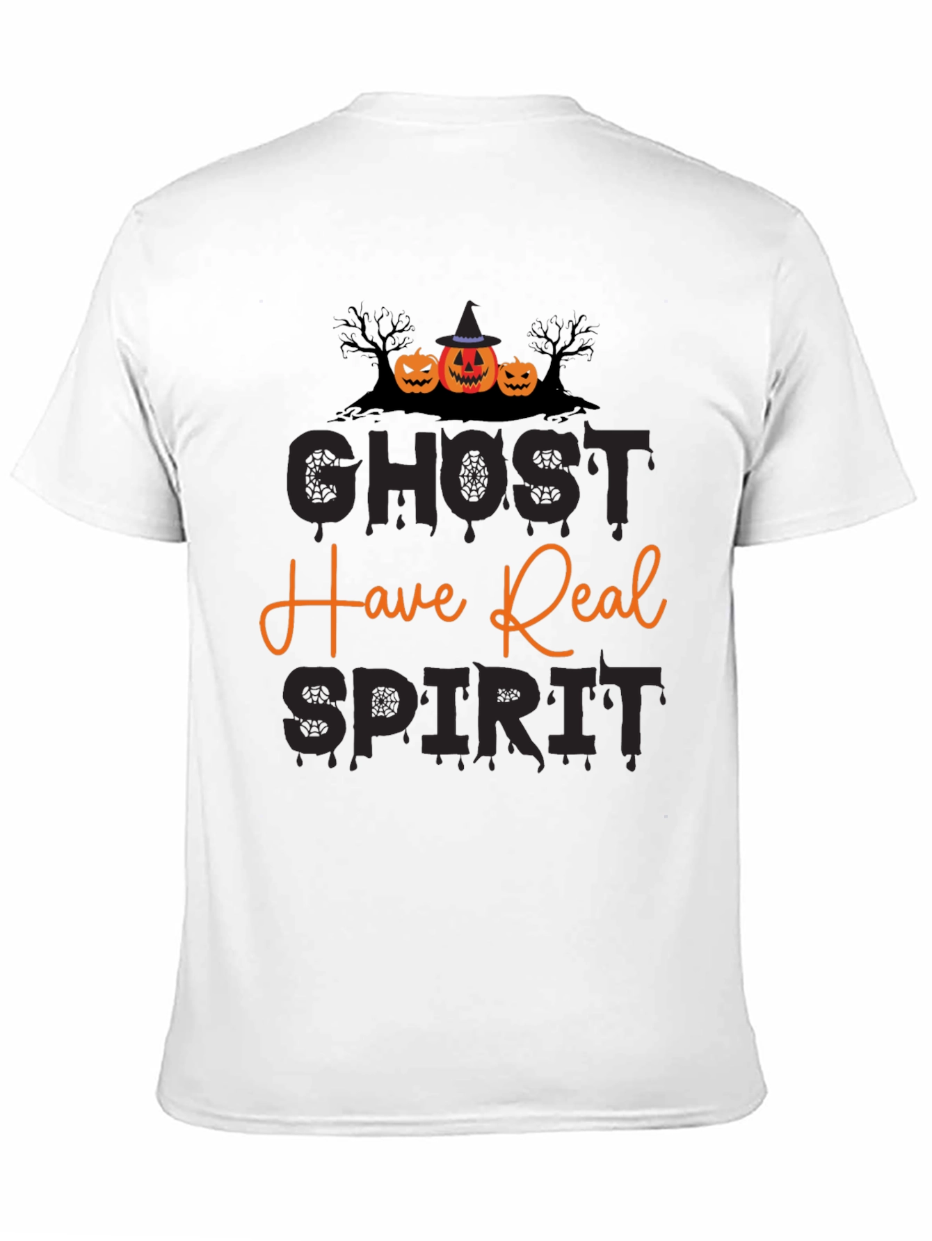 Ghost Have Real Spirit Halloween Tee - 11