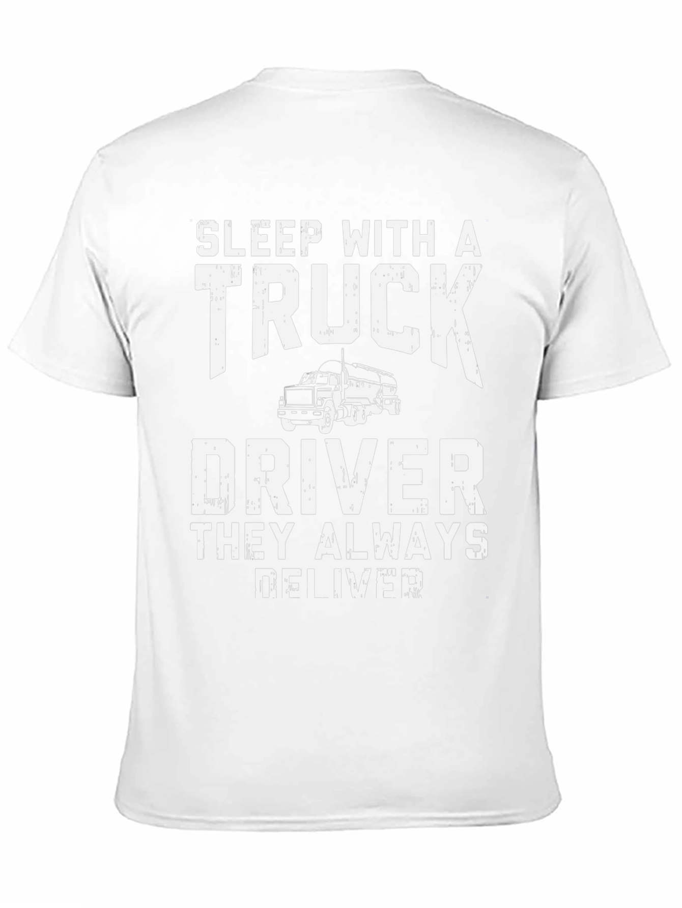 Black Truck Driver Graphic T-Shirt view 11