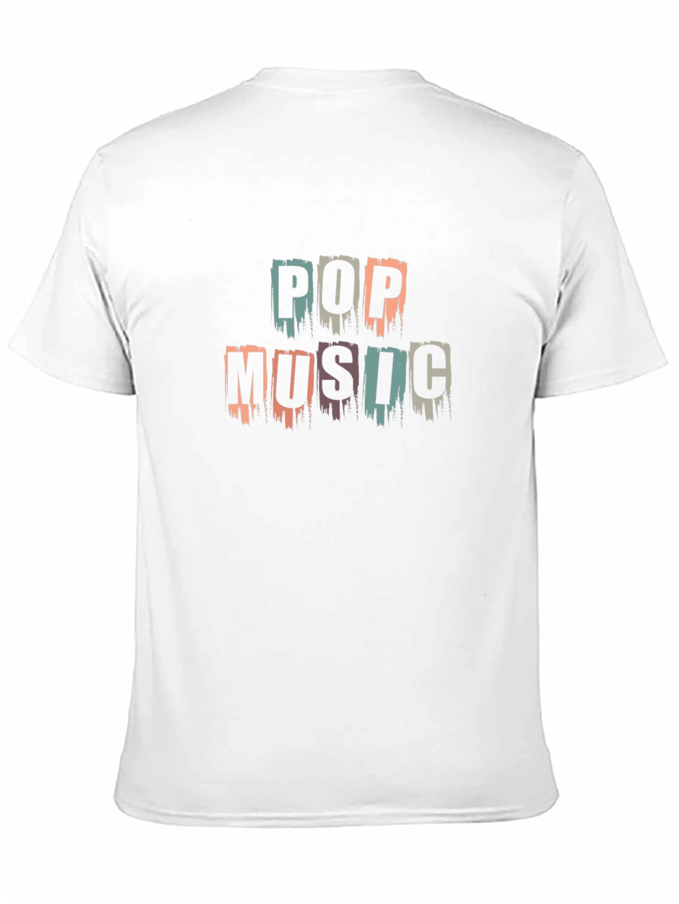 Black Pop Music Graphic Tee - Unisex Black Cotton T-Shirt view 11
