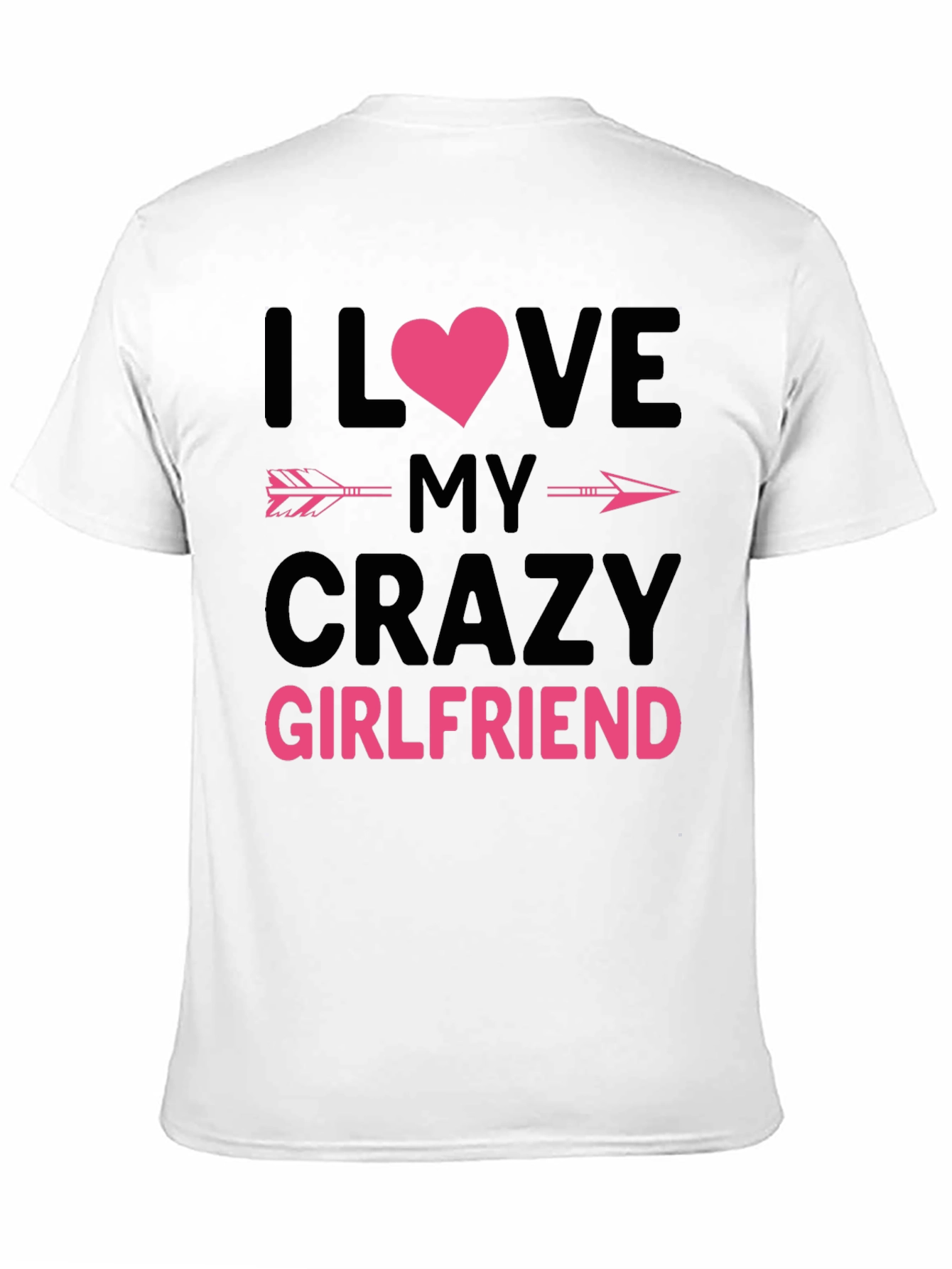 Black Crazy Girlfriend Graphic Tee view 11