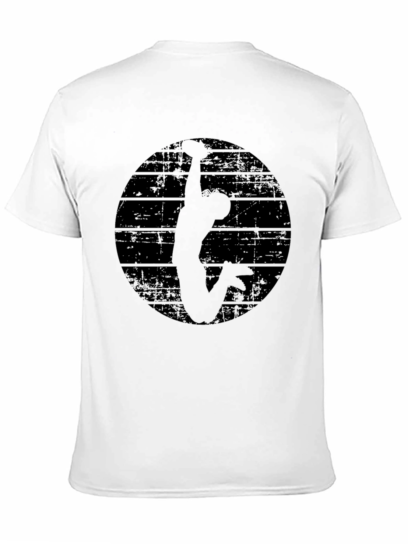 Black Silhouette Climber Graphic T-Shirt view 11