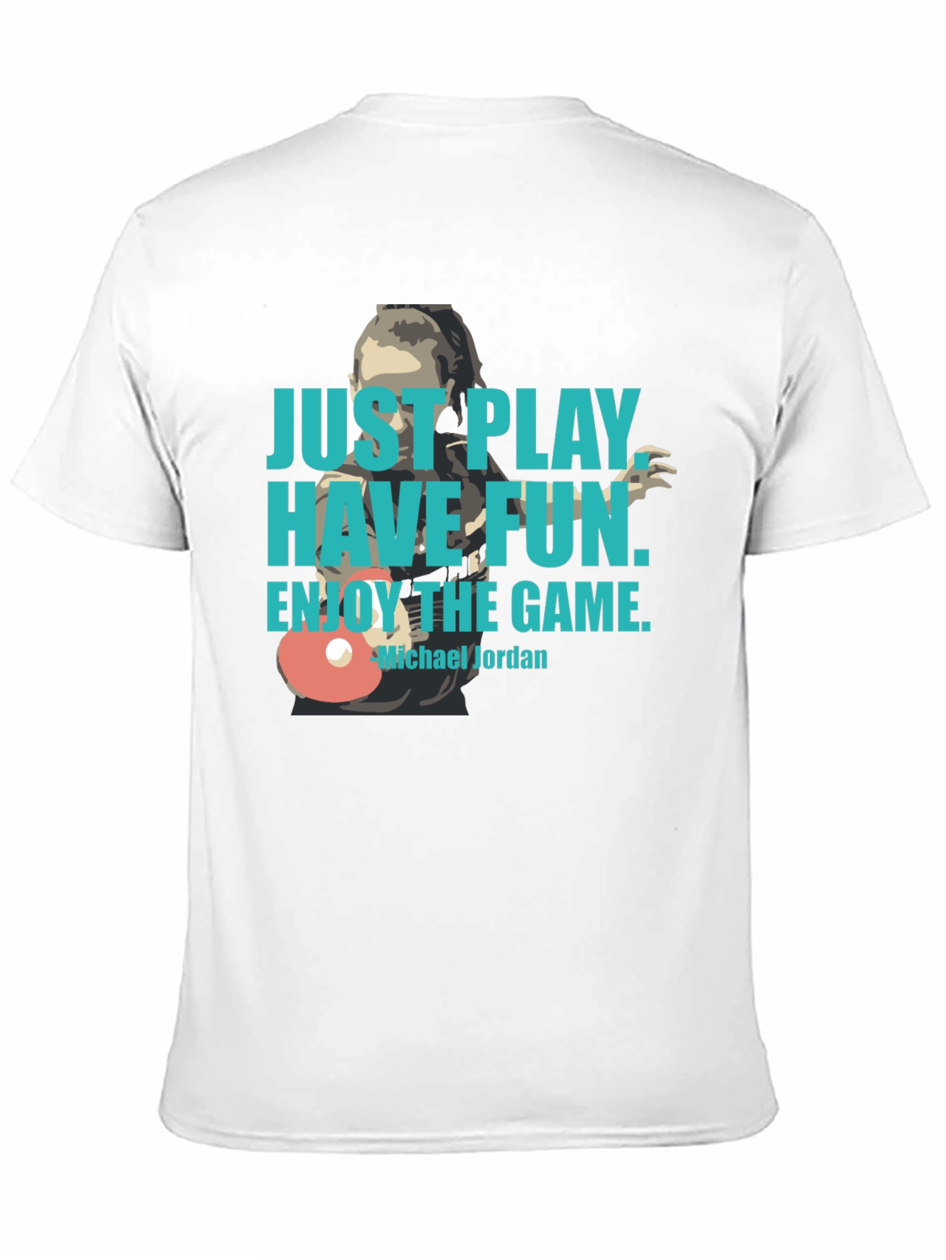 Black Just Play, Have Fun T-Shirt view 11