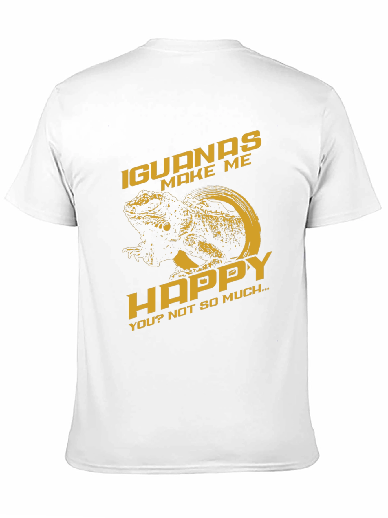 Black Iguanas Make Me Happy Graphic T-Shirt view 11